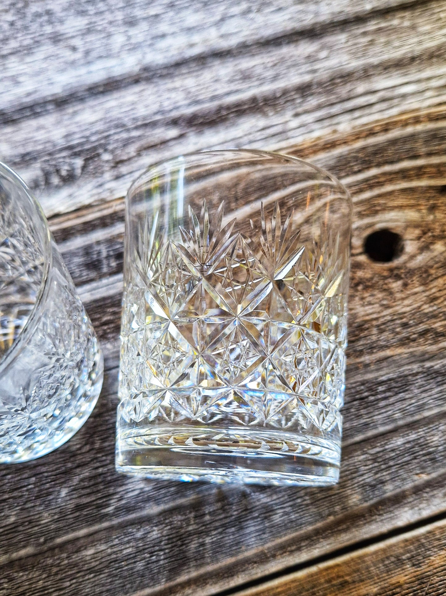 Thomas Webb Cut-Glass Scotch Whisky Glasses