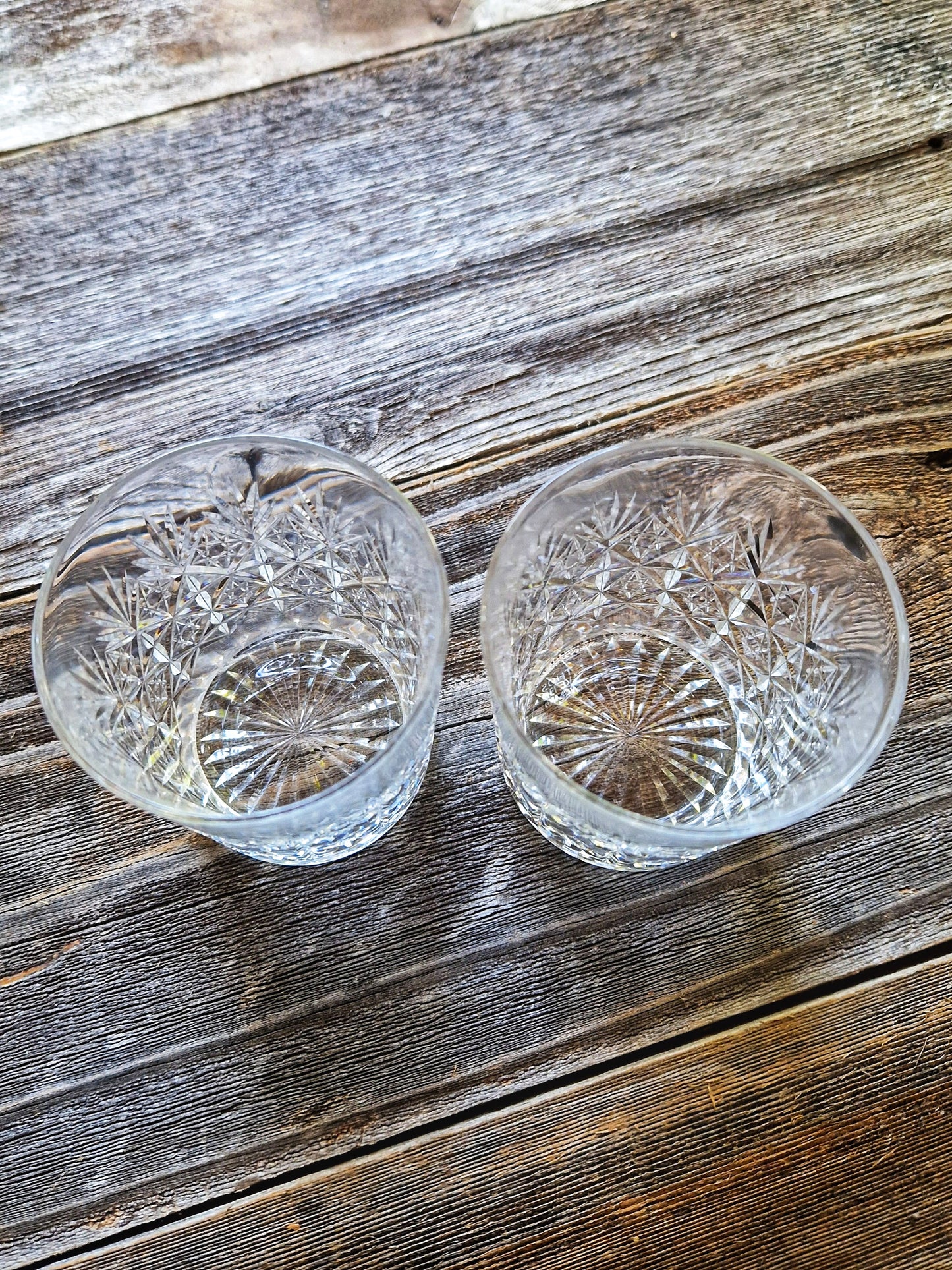 Thomas Webb Cut-Glass Scotch Whisky Glasses