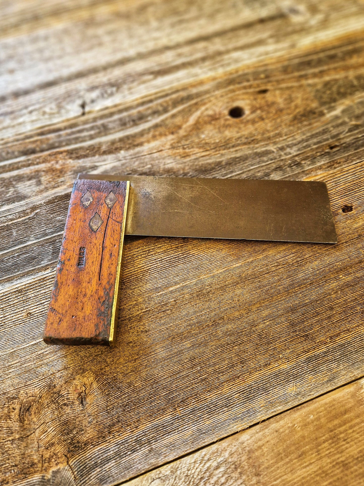 Wood & Brass English Try Square
