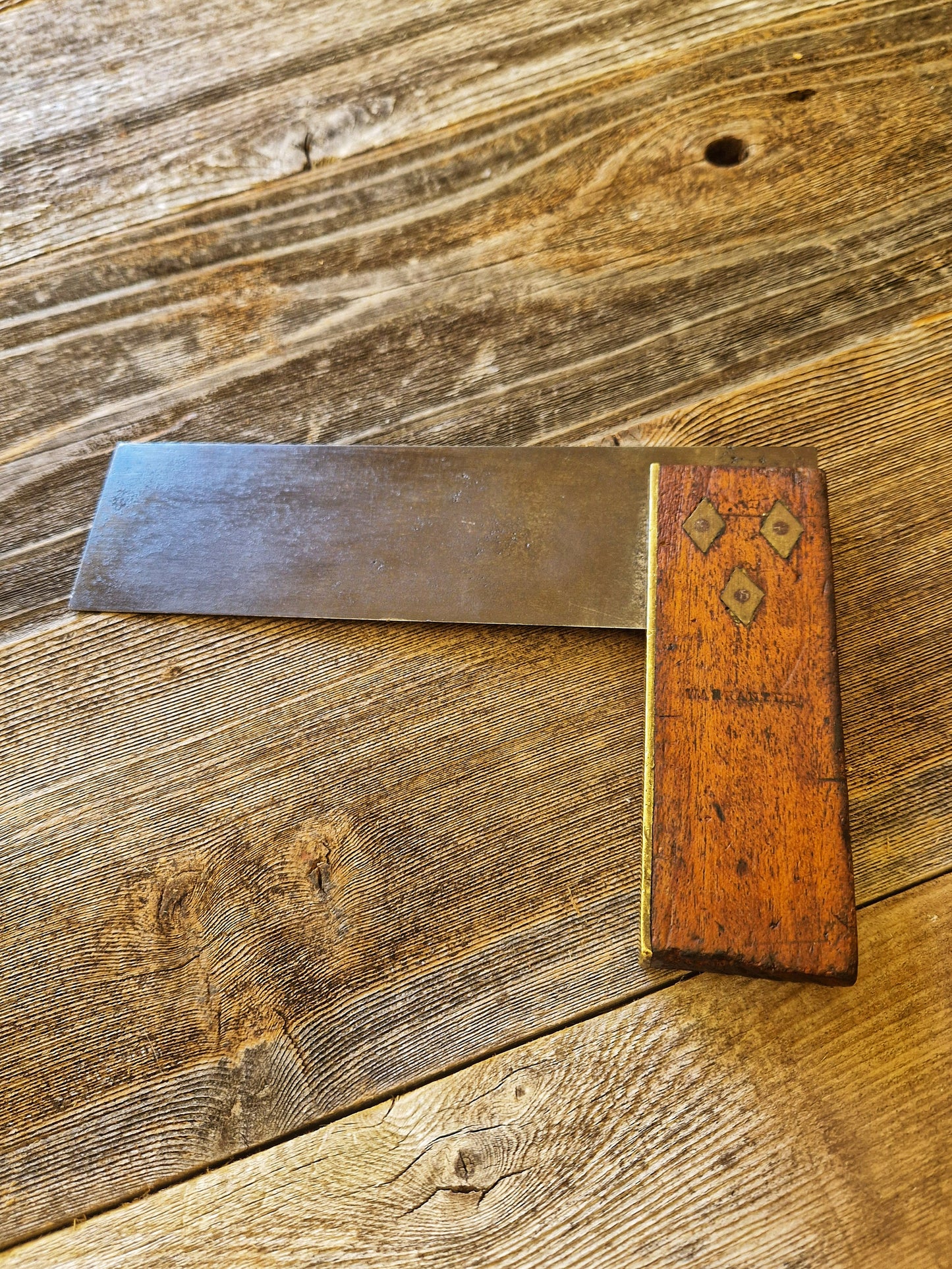 Wood & Brass English Try Square