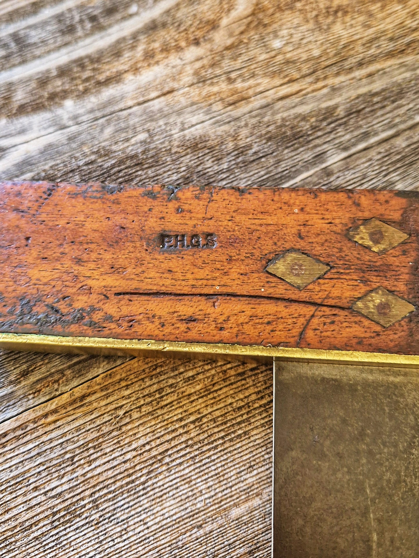 Wood & Brass English Try Square