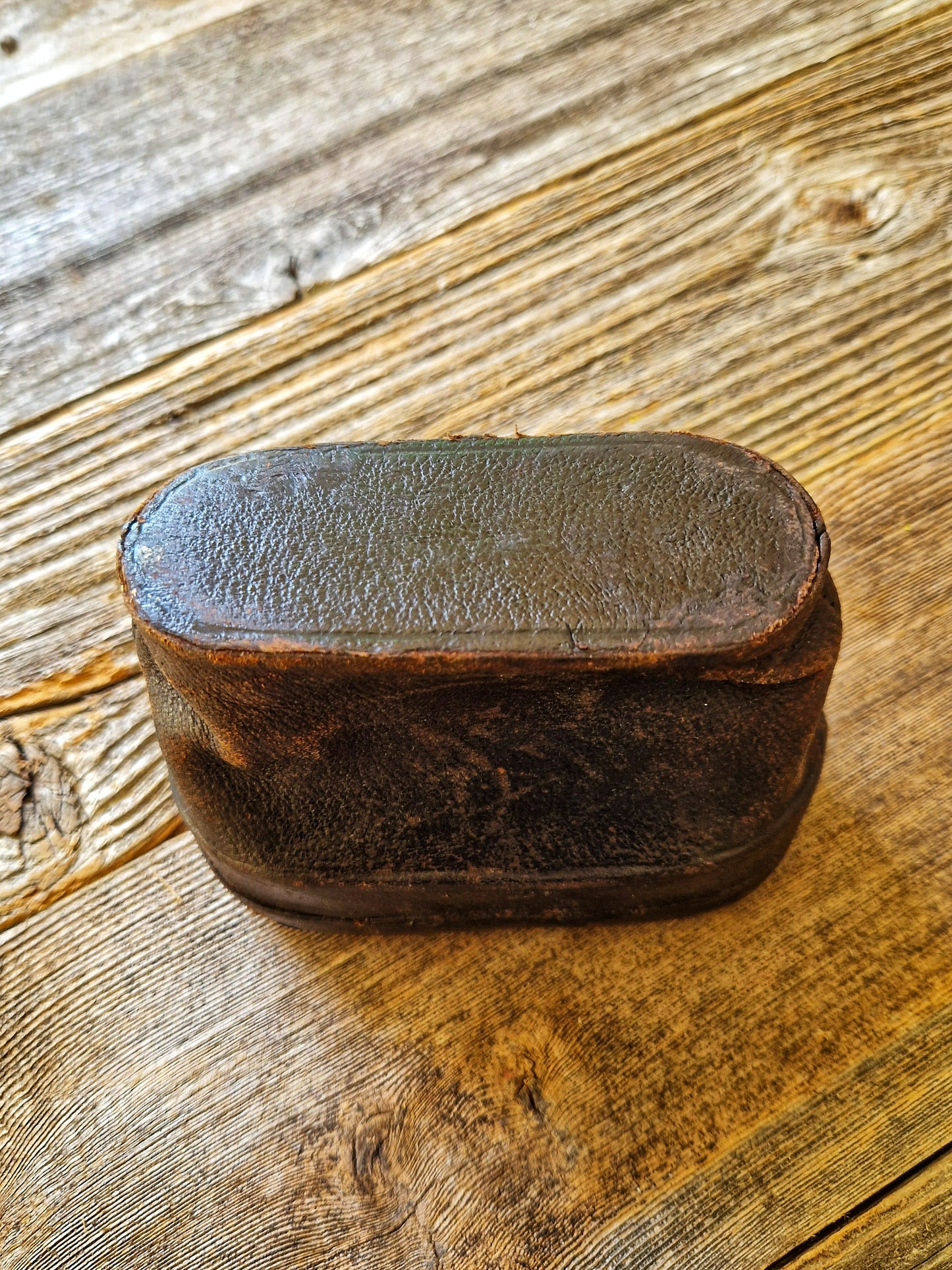 French Leather-covered Binoculars c. 1900
