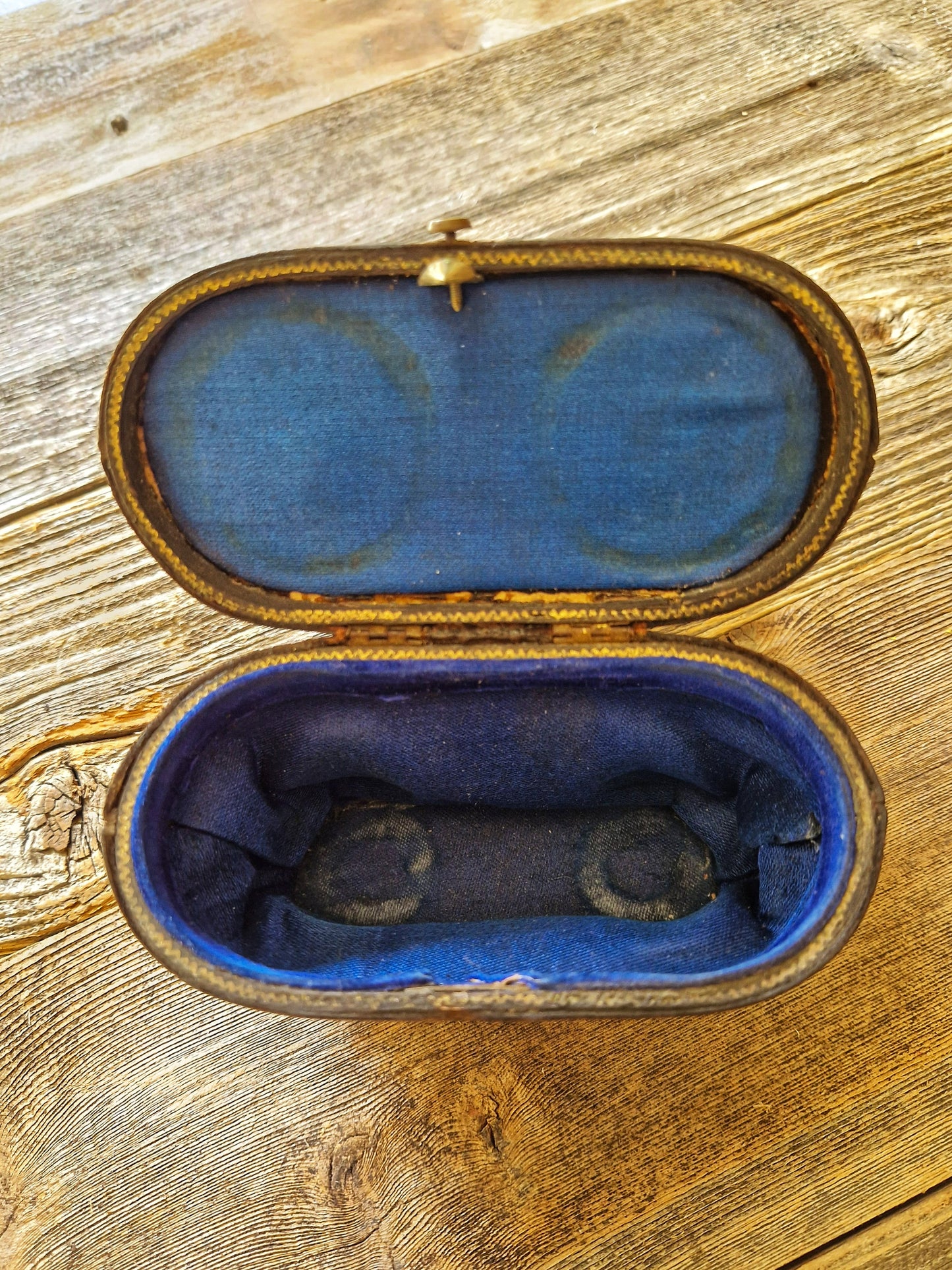 French Leather-covered Binoculars c. 1900
