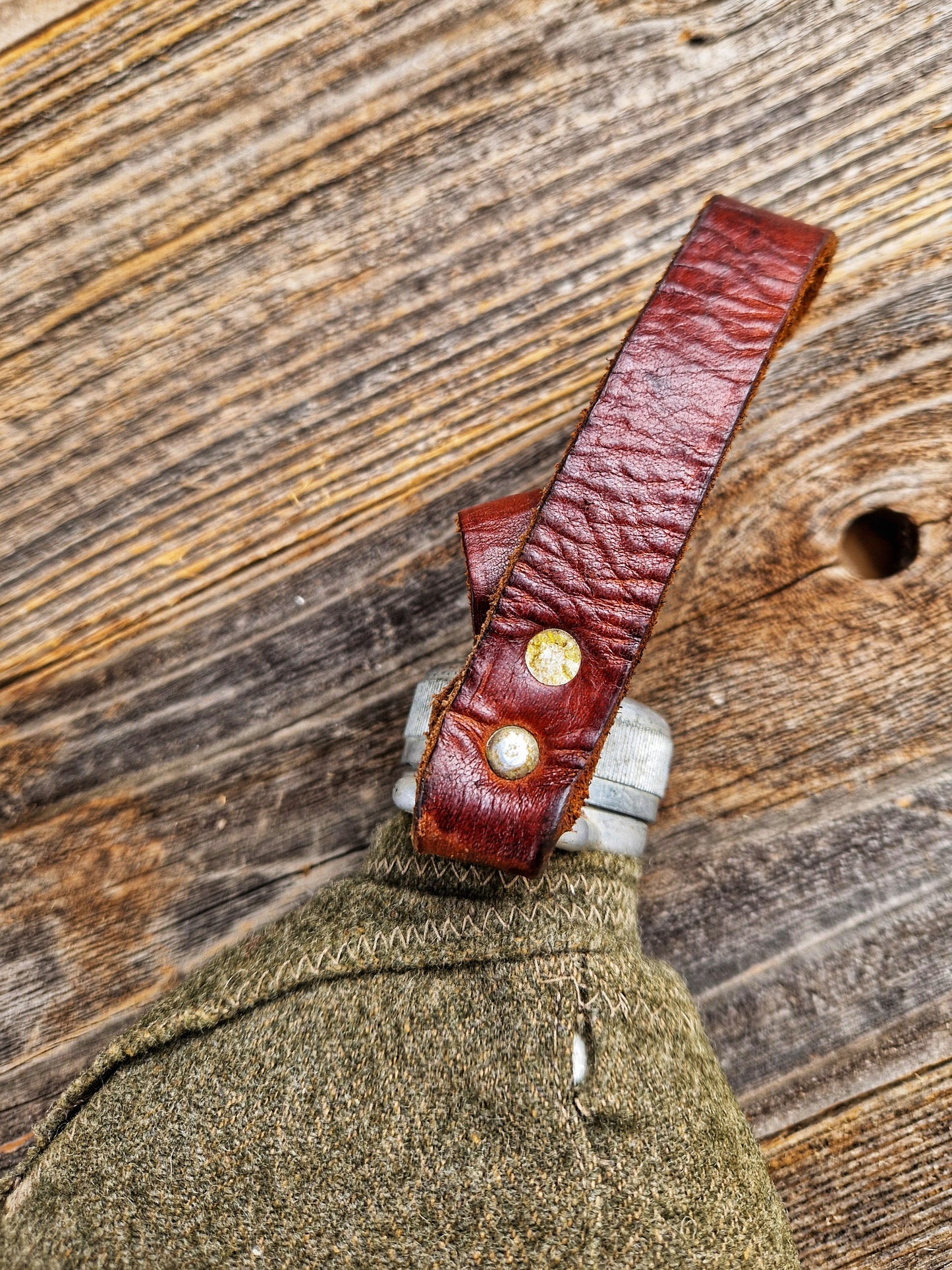 Swedish WWII-era M/29 Canteen with Wool Cover