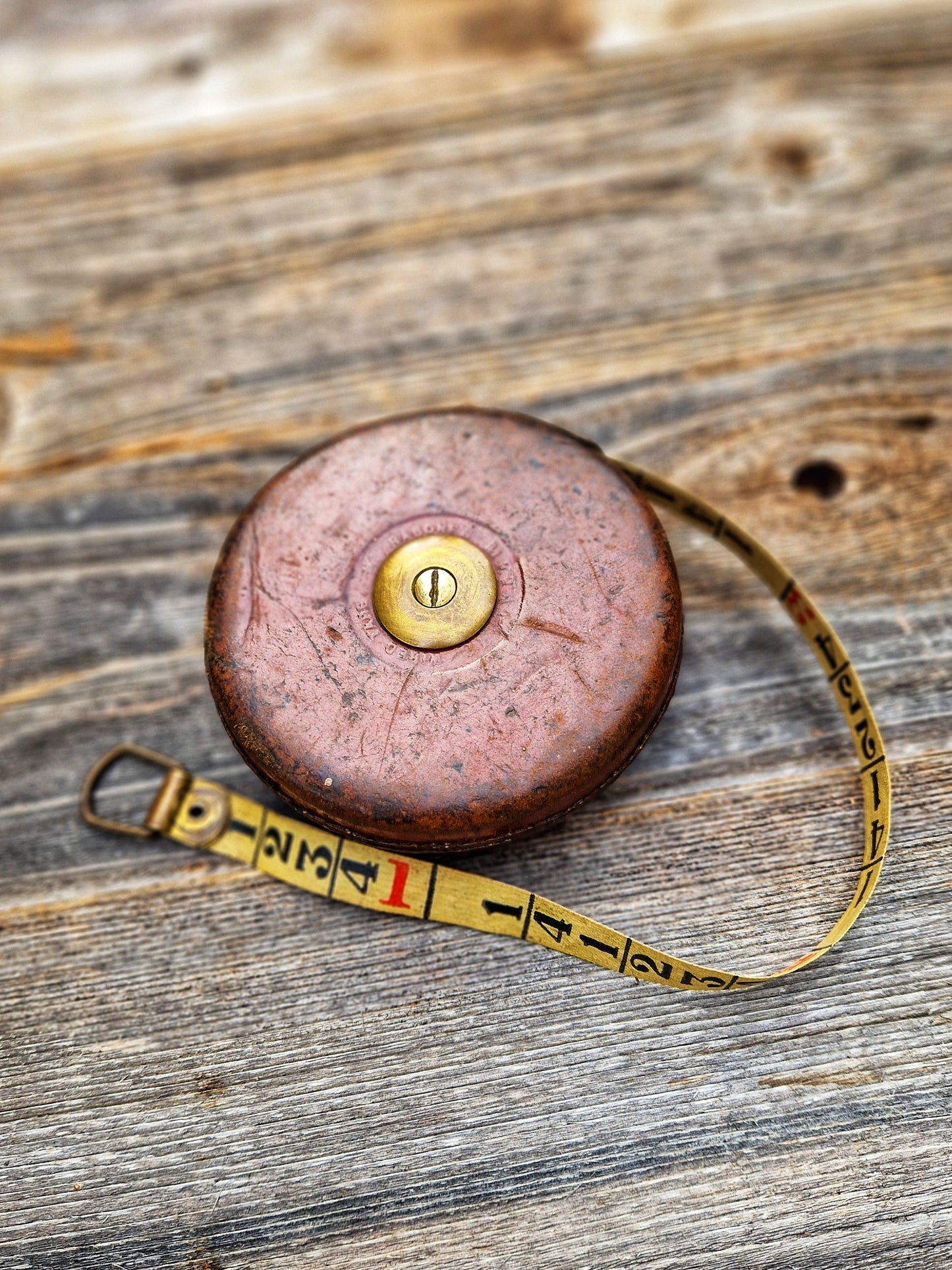 Rare John Rabone & Sons Girthing Tape Measure | Vintage Measuring Tool, Forestry Collectible
