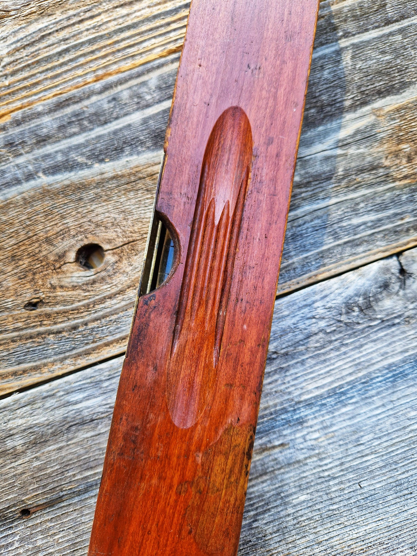 Iconic Henry Disston & Sons Wood & Brass Spirit Level