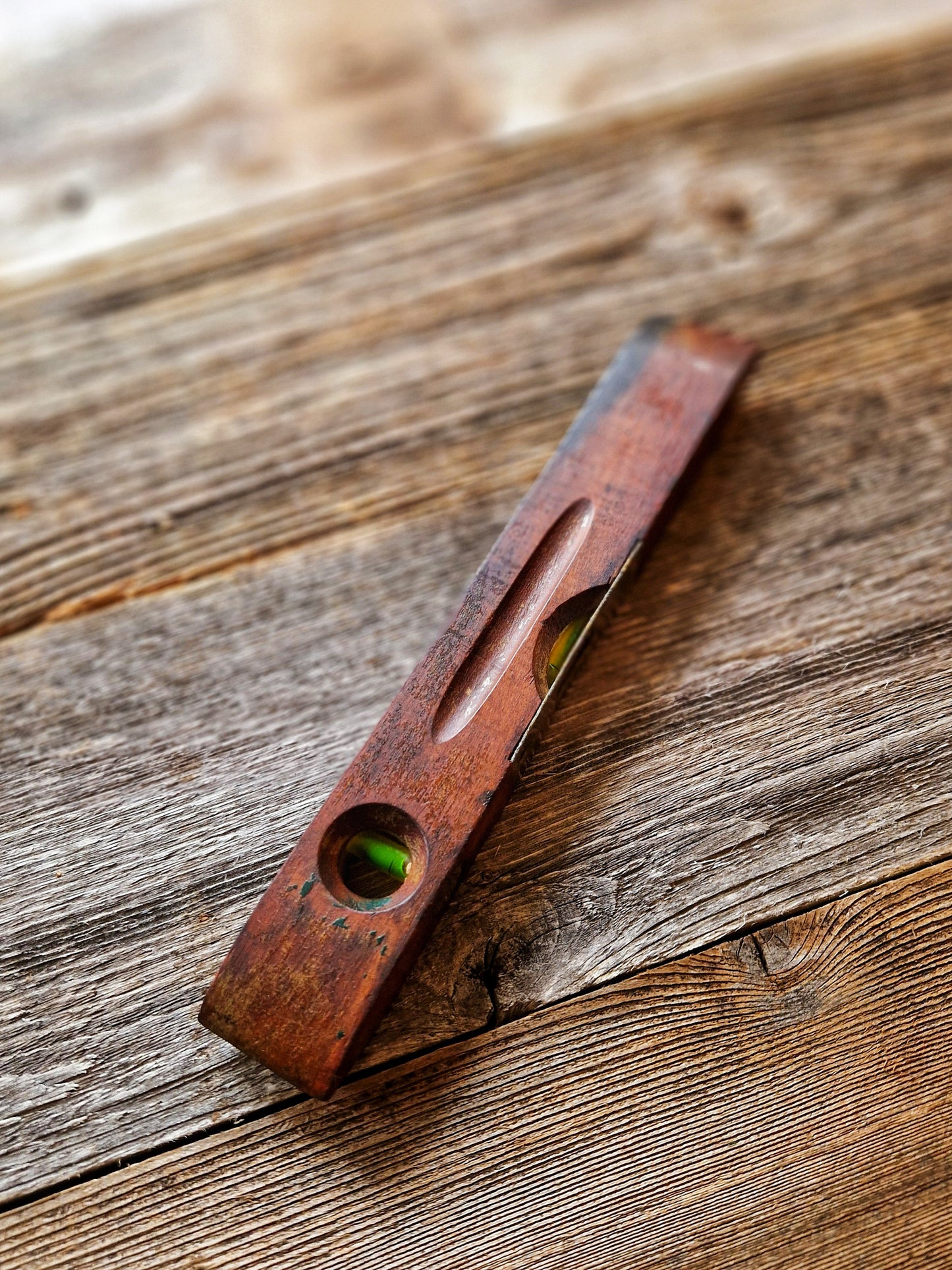 Remarkable 1930s Stanley Model 259 Walnut Torpedo Spirit Level