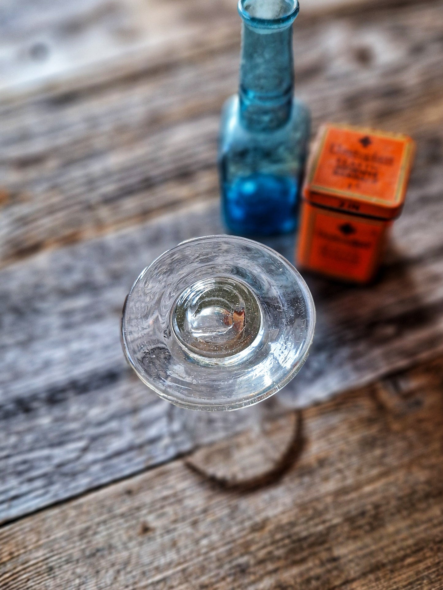 19th Century English Apothecary Glass Measuring Jug