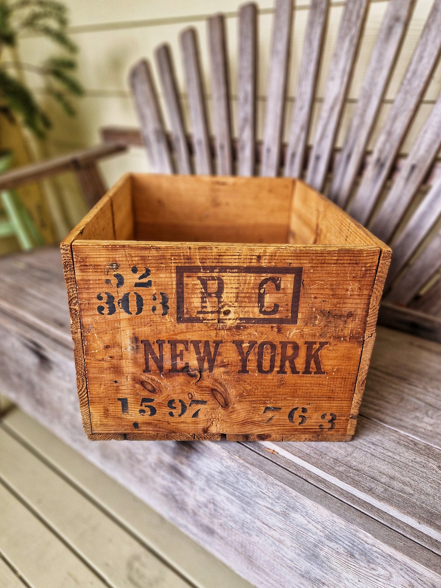Exceptional Vintage 1950s Berry Bros & Rudd “Cutty Sark” Wood Crate