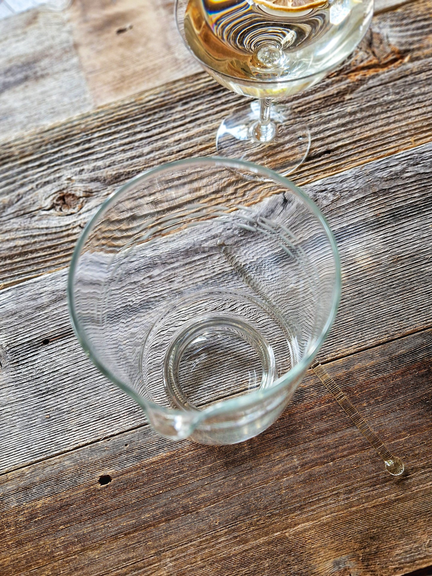 Groovy 1960s Martini Mixing Glass & Stirrer | Mid-Century Barware