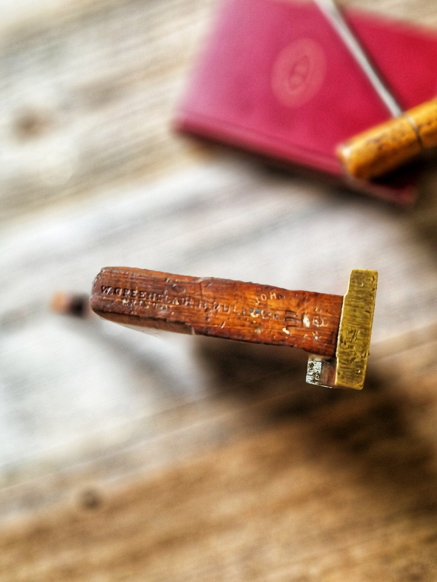 Early W. Greenslade Beechwood Carriage Maker’s Plane