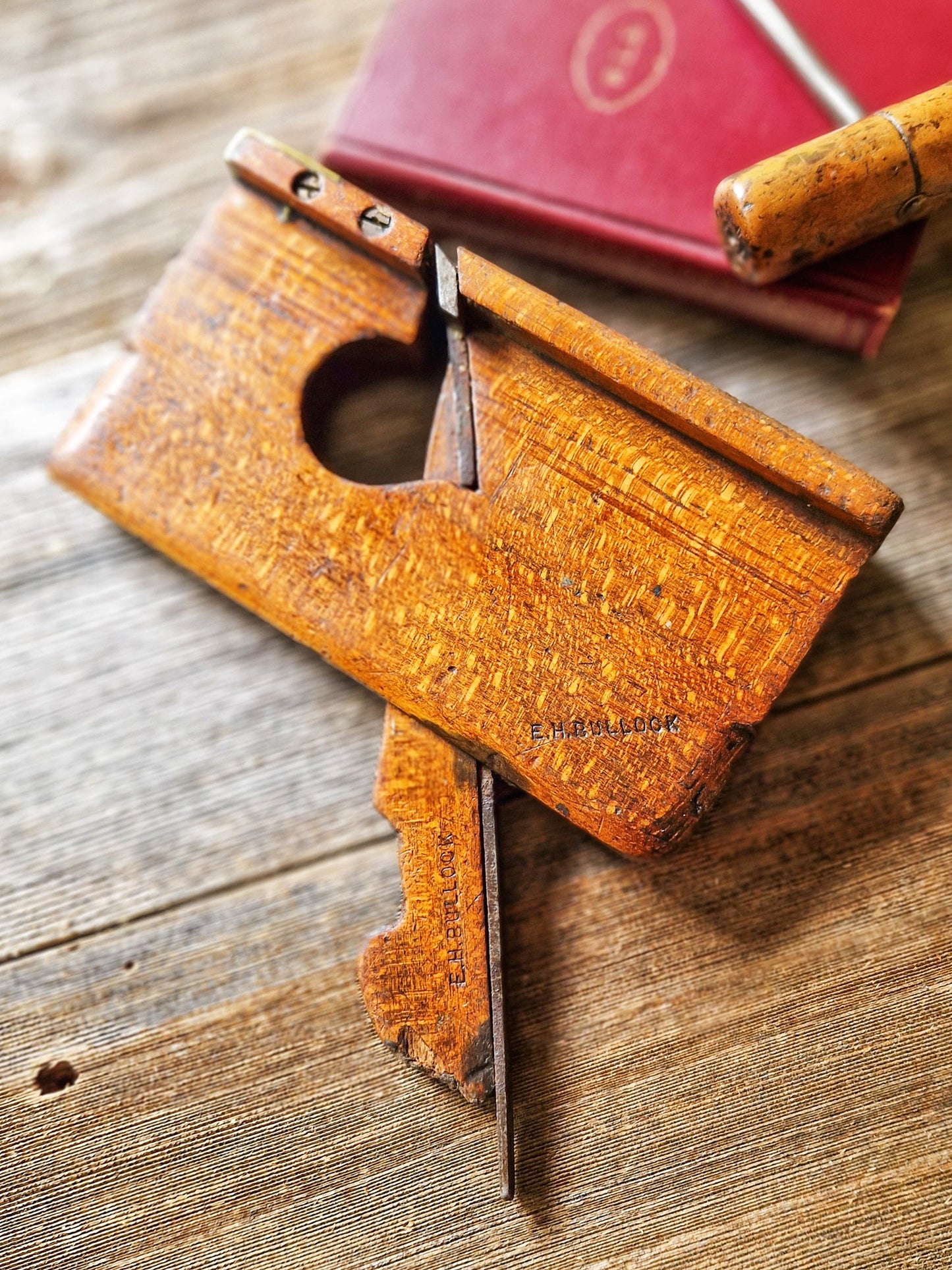 Early W. Greenslade Beechwood Carriage Maker’s Plane