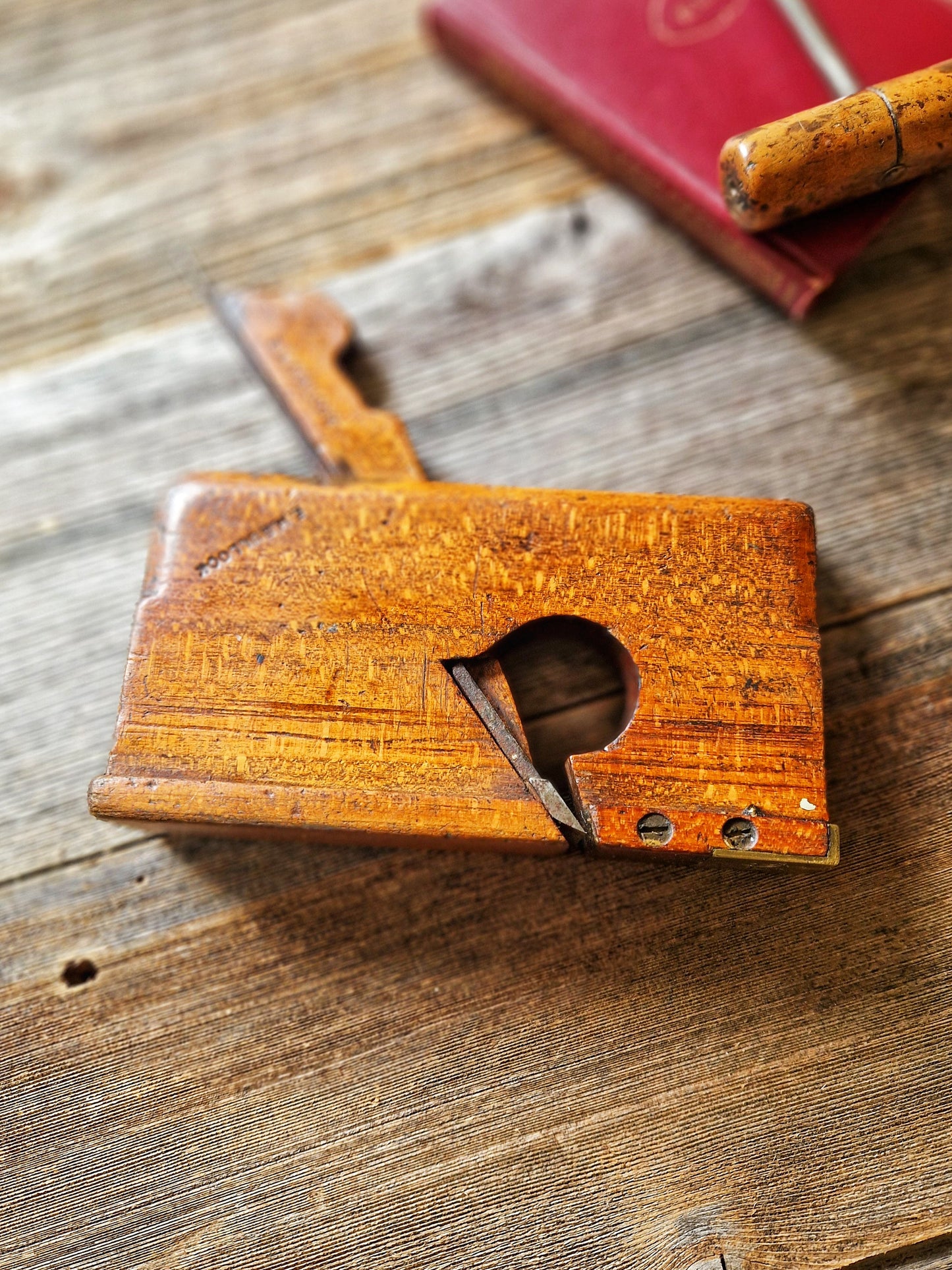 Early W. Greenslade Beechwood Carriage Maker’s Plane