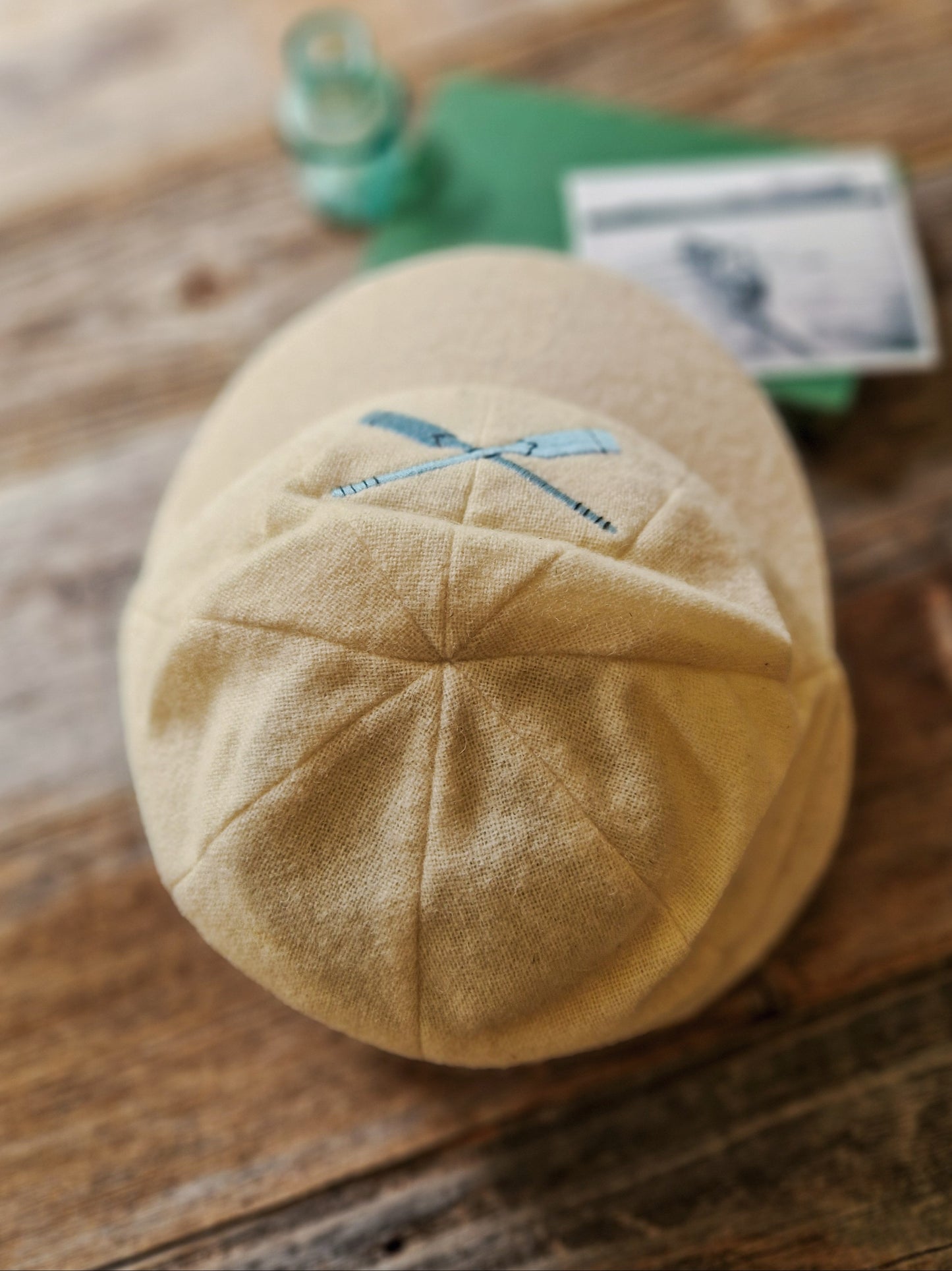 Prestigious Eton College First Eight Wool Rowing Cap by New & Lingwood