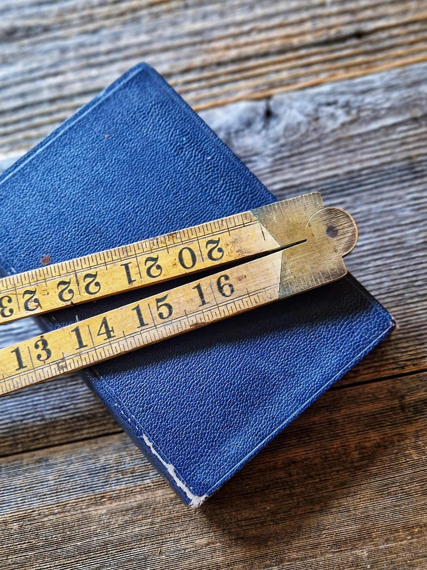 Classic Rabone boxwood folding ruler - No. 1167, 36-inch model with brass hinges | Vintage English measuring tool