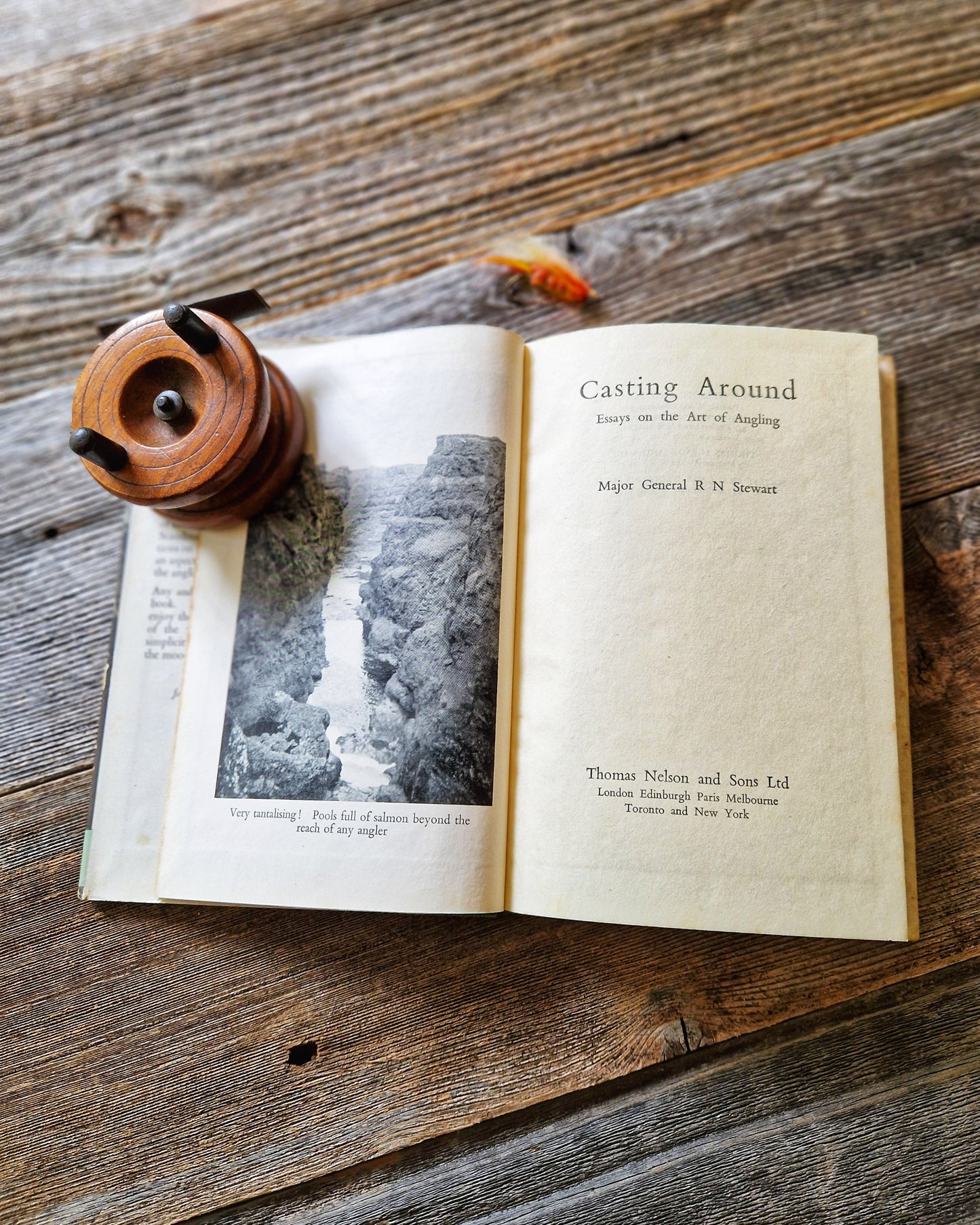Casting Around by R.N. Stewart – 1948 Book of Angling Essays, Thomas Nelson