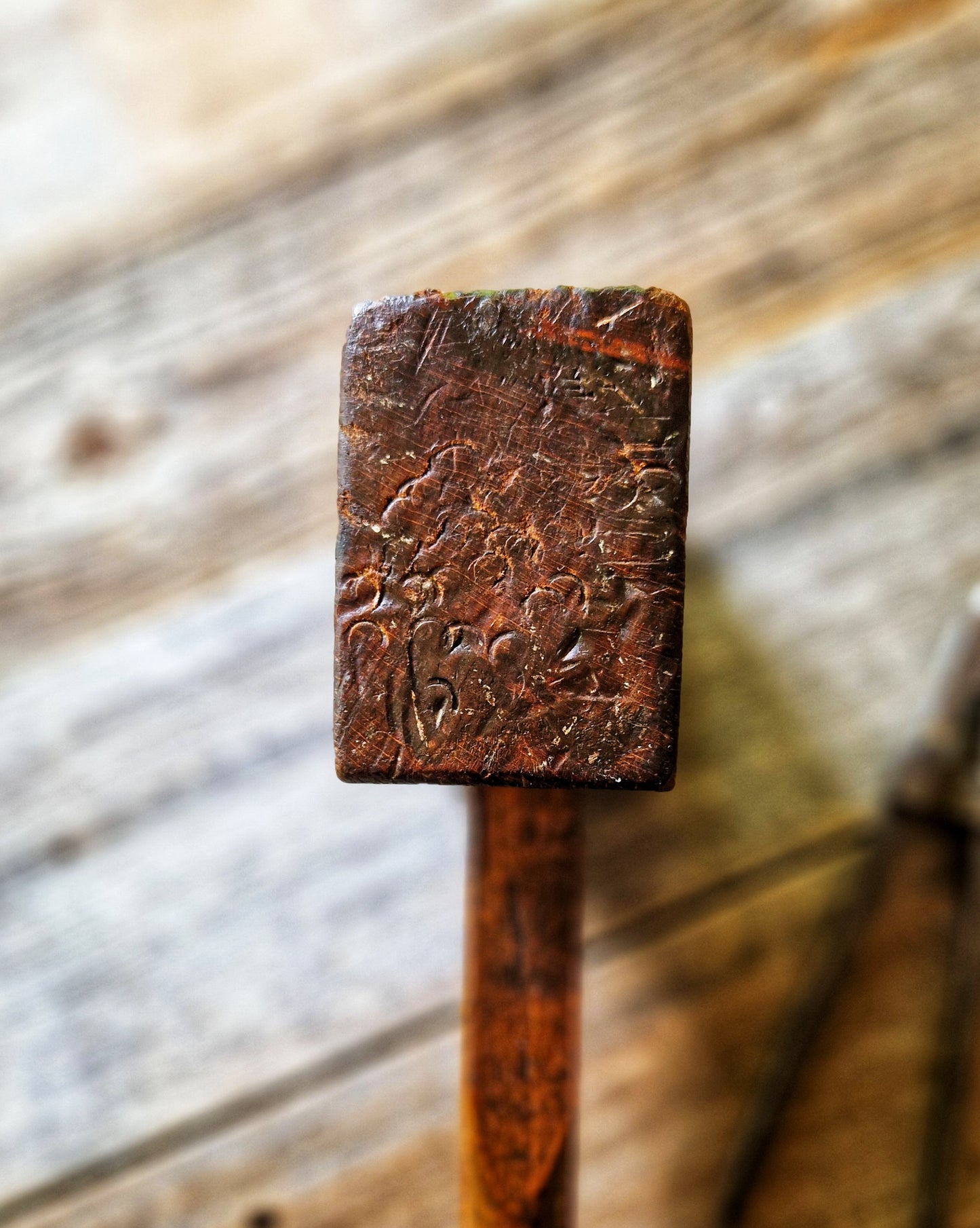 Antique English Joiner’s Mallet, Carpentry Tool | Rustic Workshop Decor