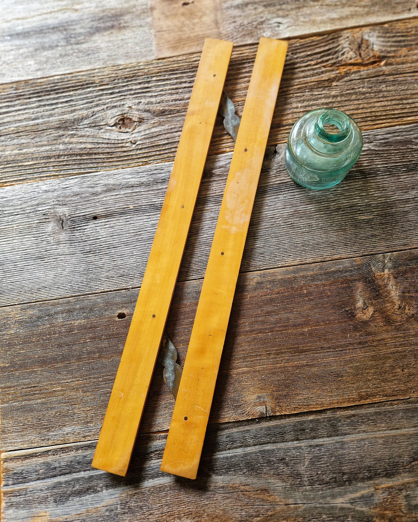 Early 1900s W.H. Harling Boxwood Parallel Rule | Navigation & Drafting Instrument