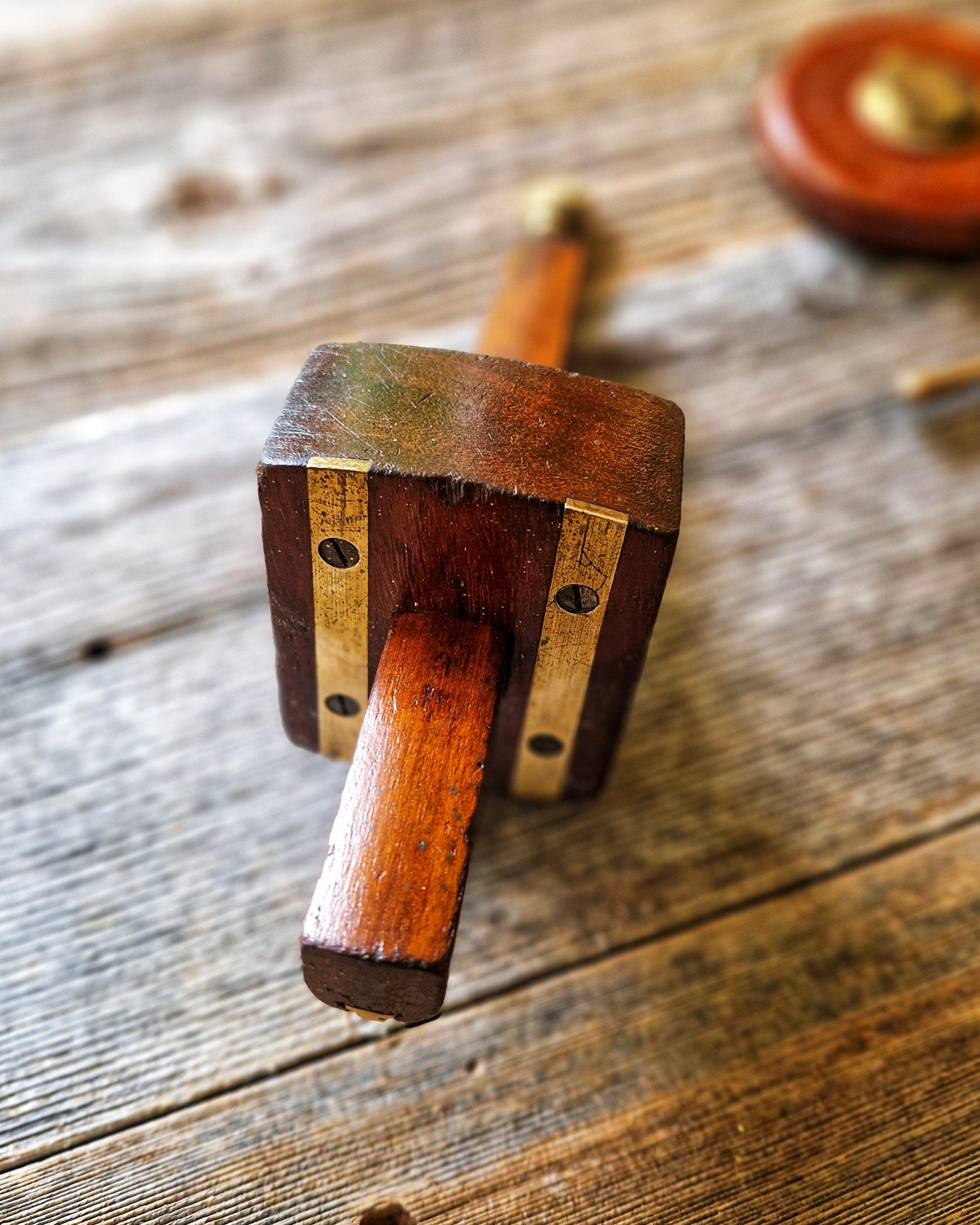 Vintage Marples Rosewood & Brass Mortise Gauge | Early 1900s Woodworking Tool