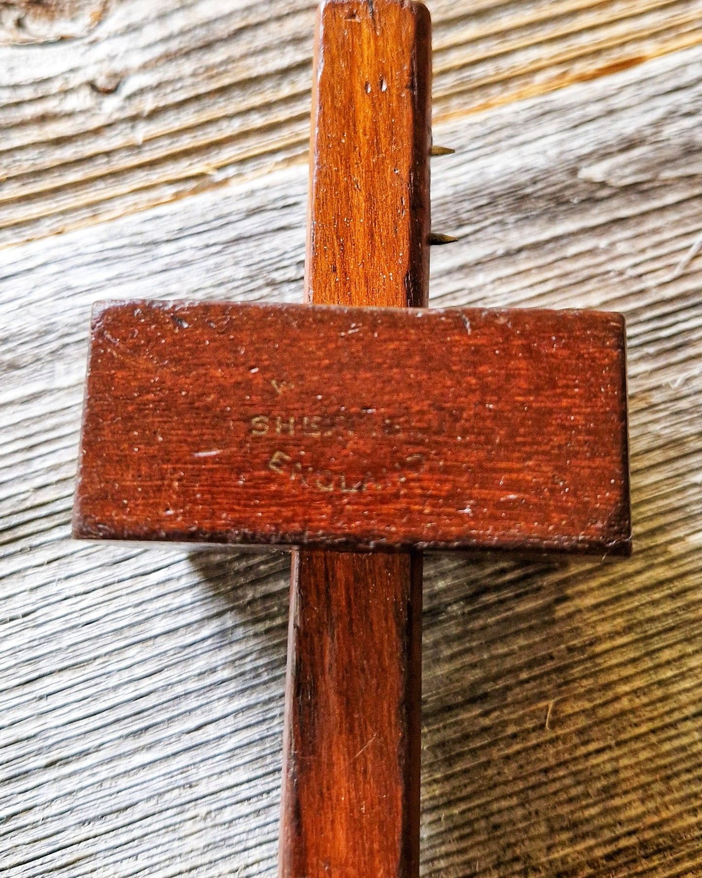 Vintage Marples Rosewood & Brass Mortise Gauge | Early 1900s Woodworking Tool