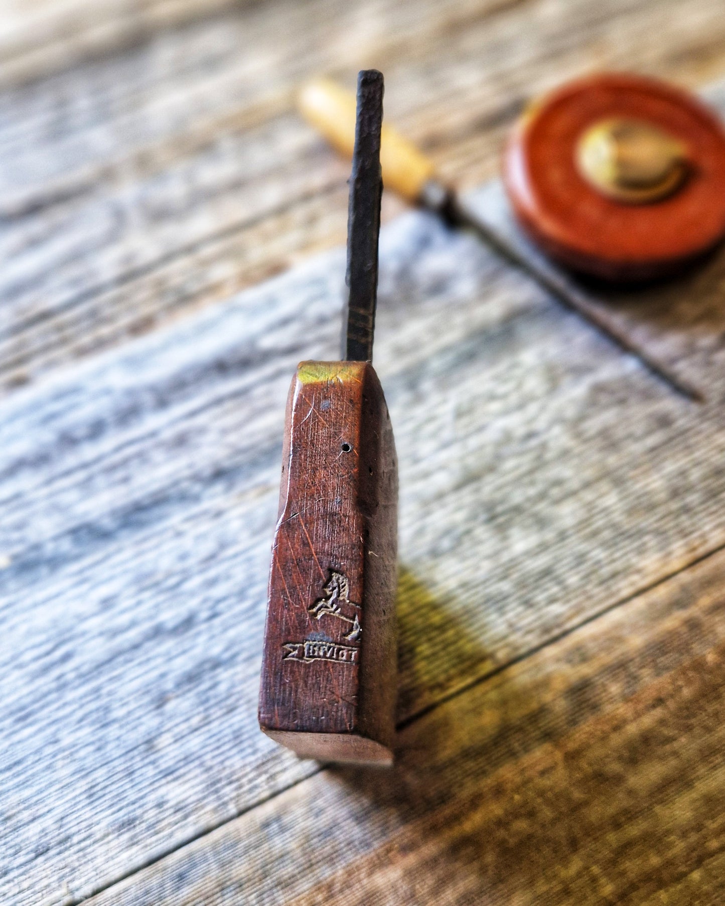 Attractive English Early 1900s “Invicta” Moulding Plane by C. Nurse & Co.