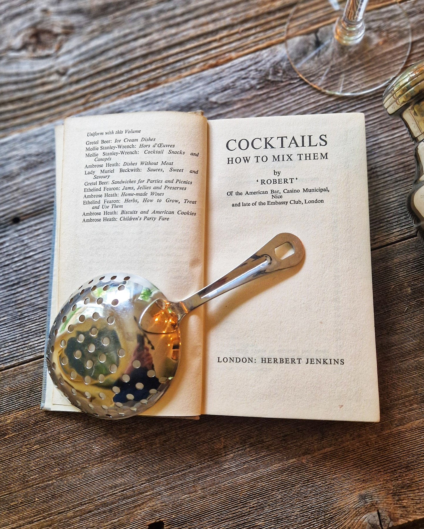 Cocktails: How to Mix Them by Robert Vermeire | 1950s Edition (18th Printing) of British Bartending Classic