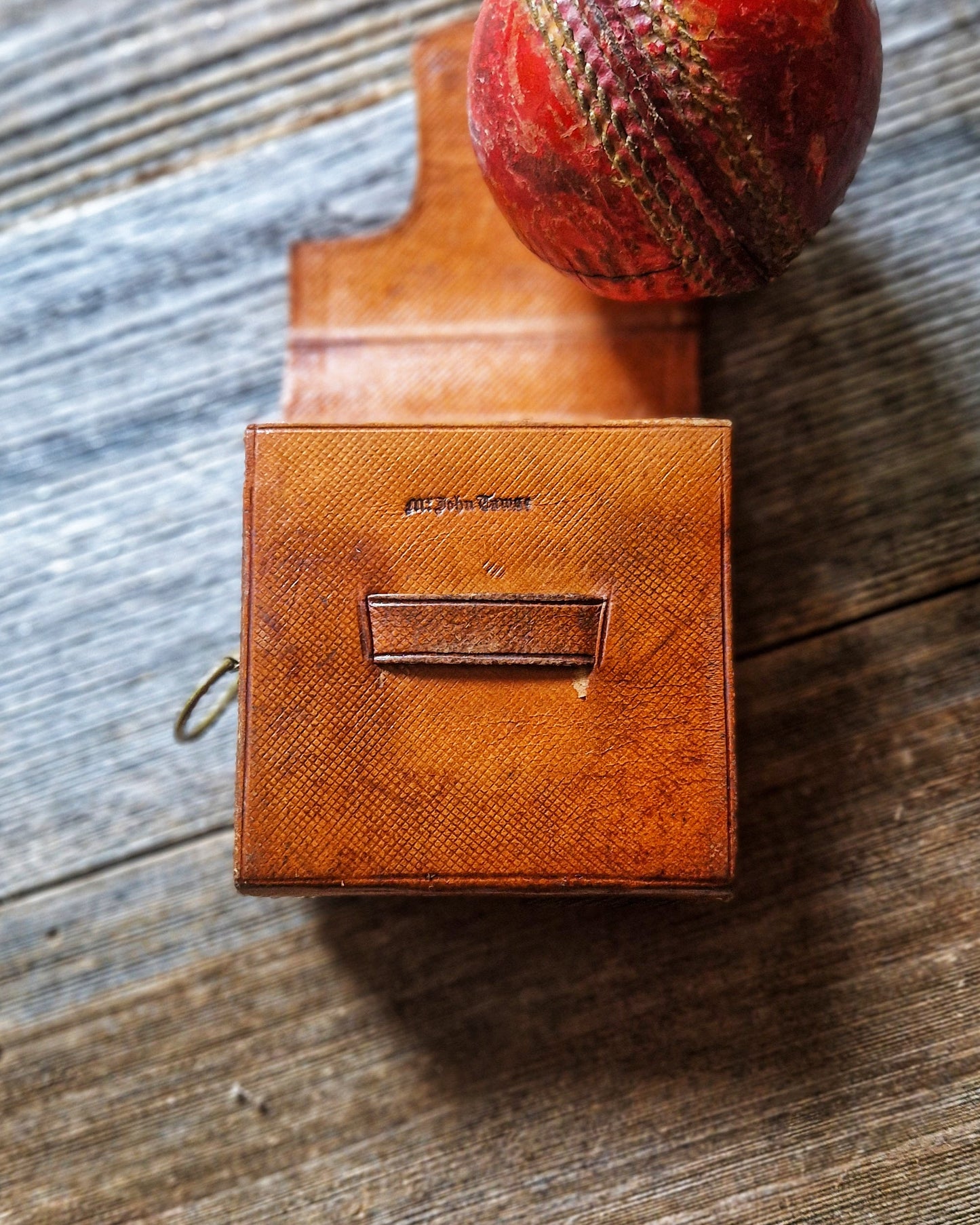 Edwardian Measuring Case with 33ft Cloth Tape, Notepad & Propelling Pencil | Vintage Gentleman’s Field Kit