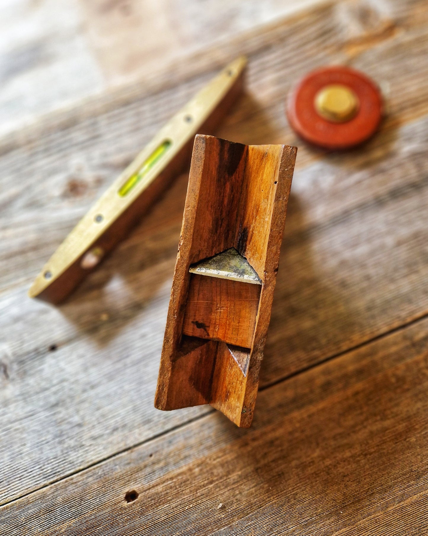 Wooden Chamfer Plane with Side Stop, c. 1880–1910 | Antique English Woodworking Tool