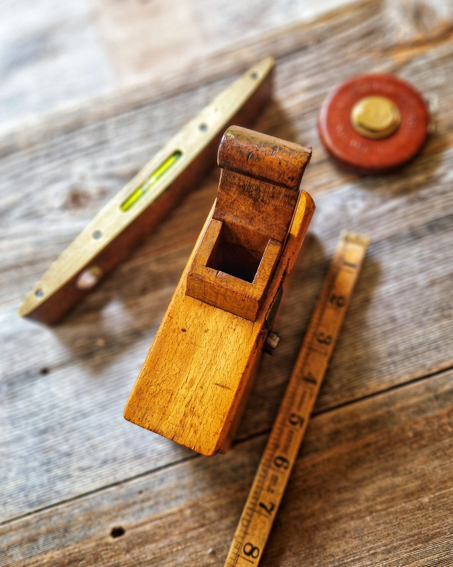 Wooden Chamfer Plane with Side Stop, c. 1880–1910 | Antique English Woodworking Tool