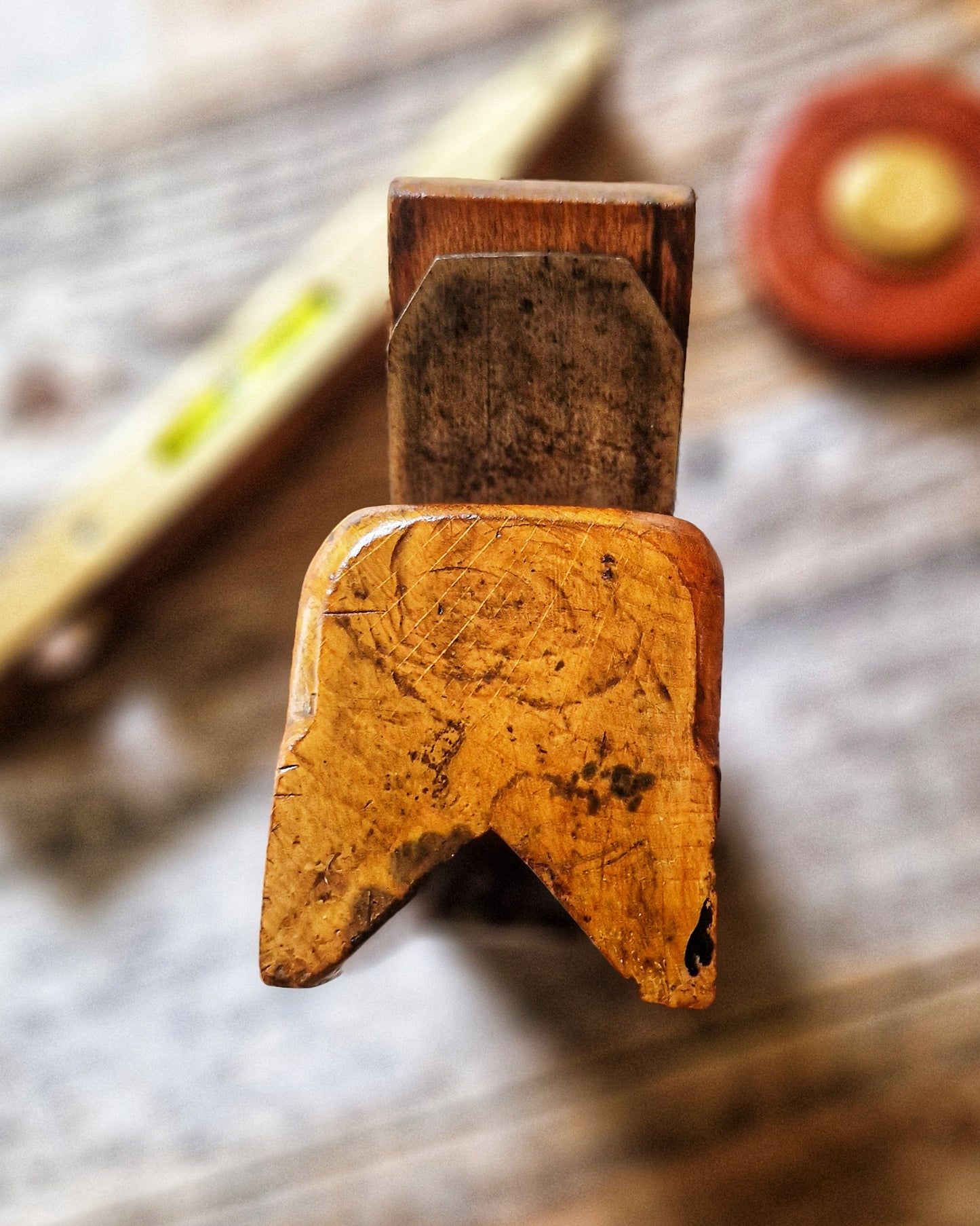 Wooden Chamfer Plane with Side Stop, c. 1880–1910 | Antique English Woodworking Tool