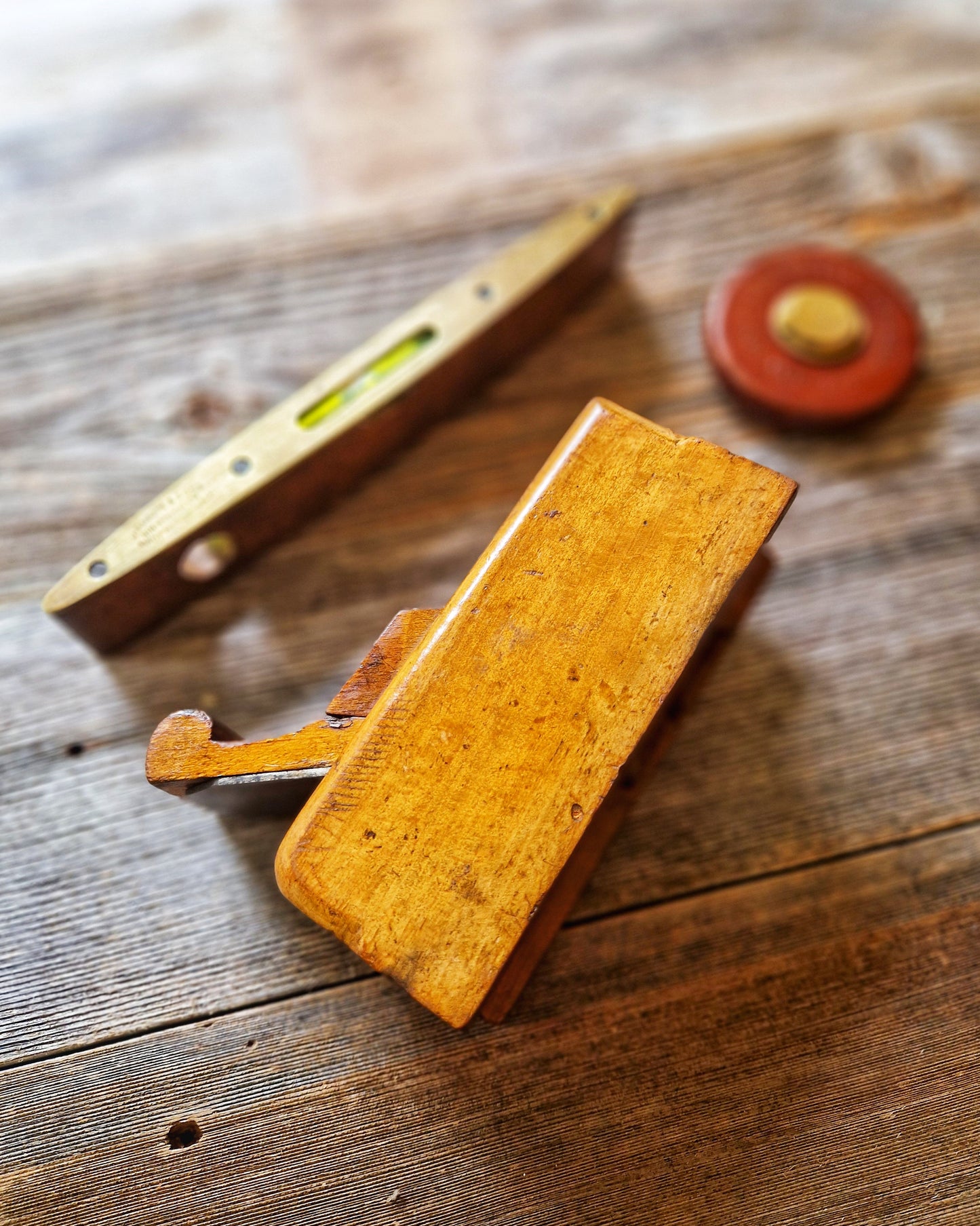 Wooden Chamfer Plane with Side Stop, c. 1880–1910 | Antique English Woodworking Tool