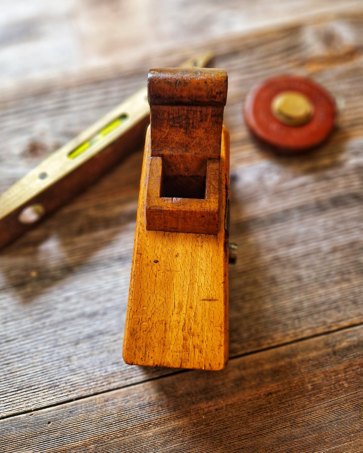 Wooden Chamfer Plane with Side Stop, c. 1880–1910 | Antique English Woodworking Tool
