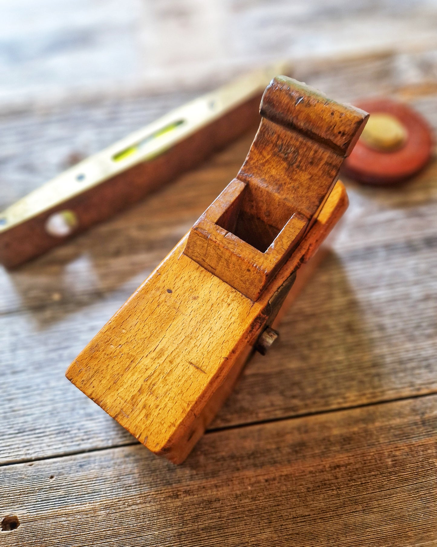 Wooden Chamfer Plane with Side Stop, c. 1880–1910 | Antique English Woodworking Tool