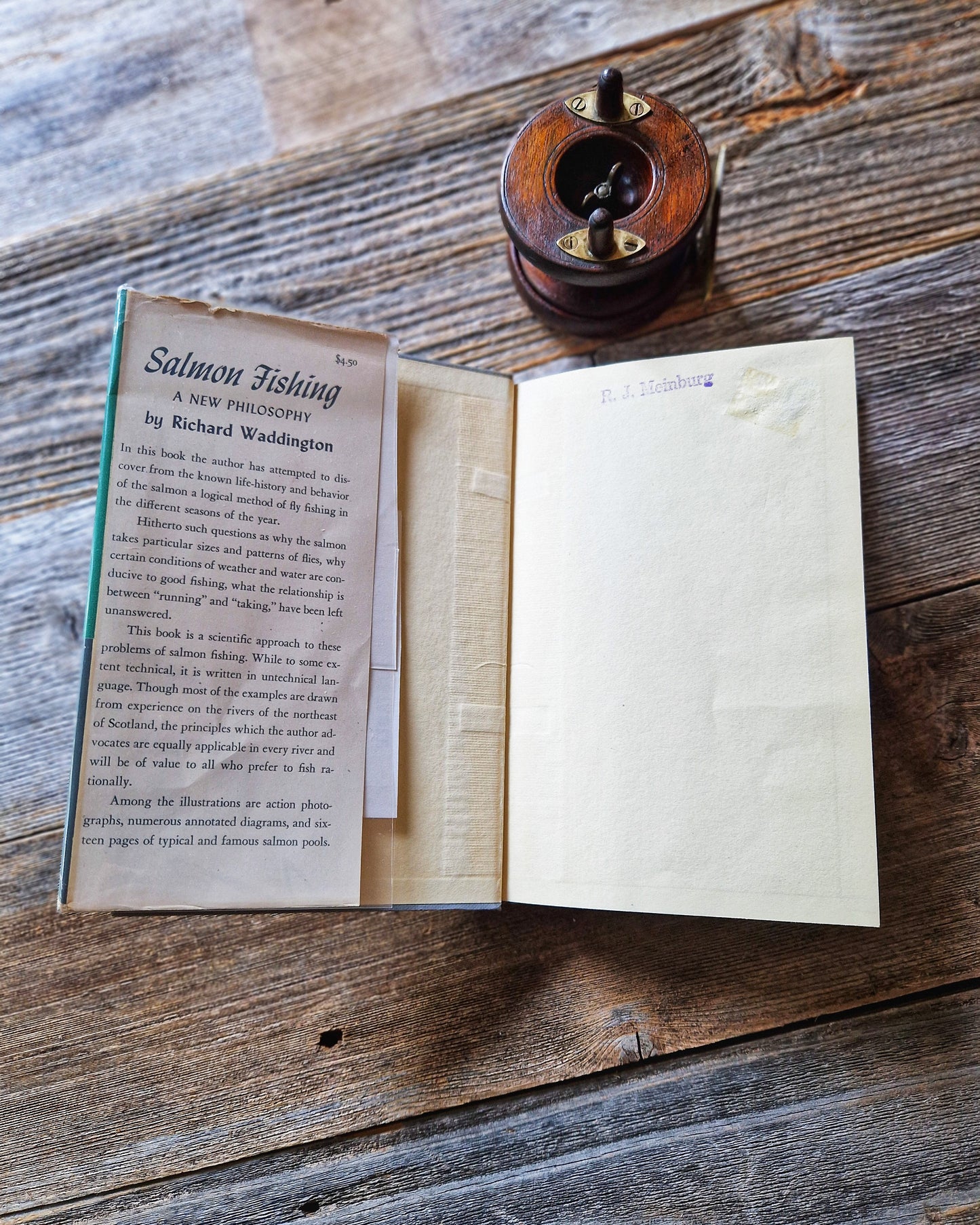 Salmon Fishing: A New Philosophy by Richard Waddington – 1948 Angling Book | Vintage Fly Fishing Gift