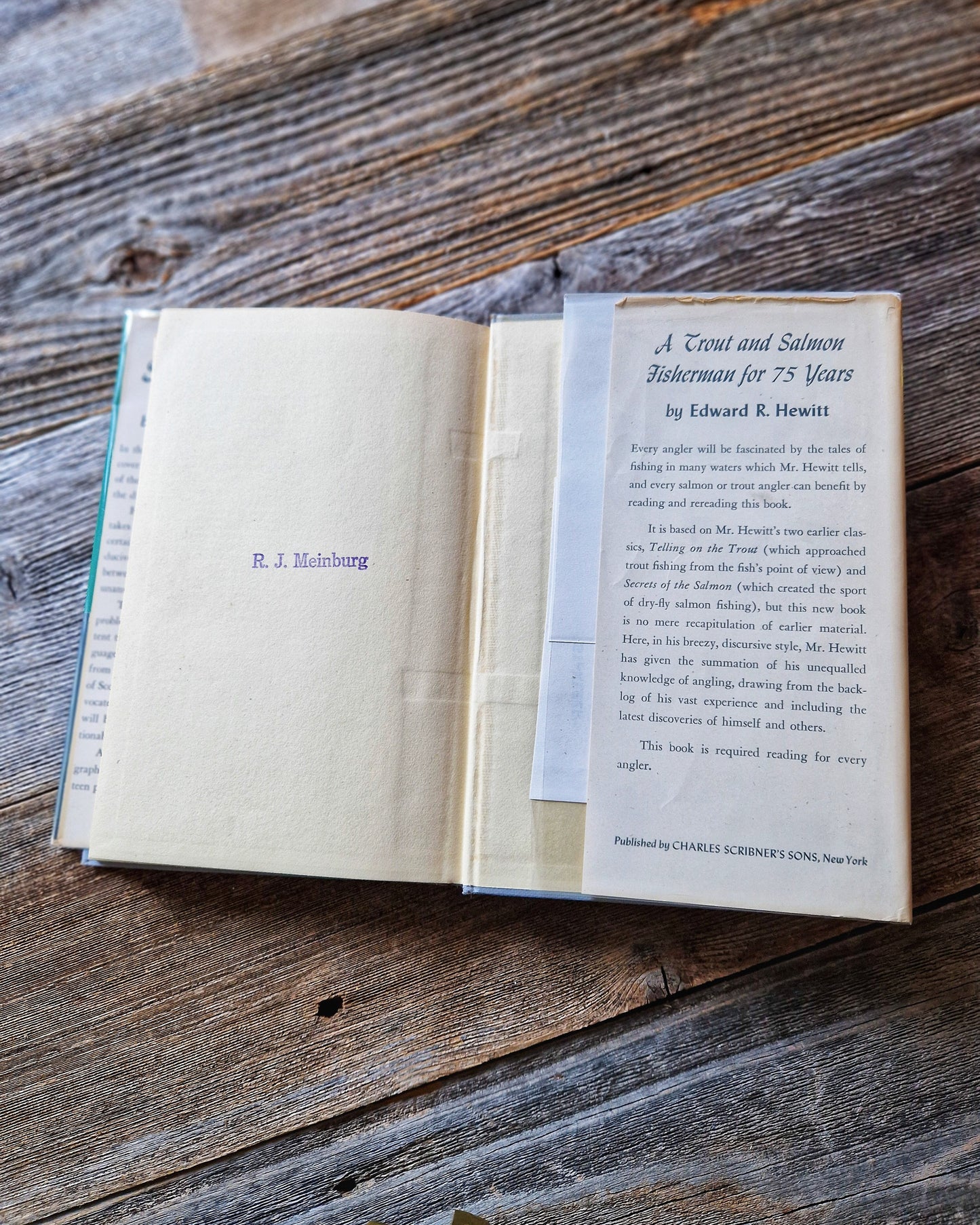 Salmon Fishing: A New Philosophy by Richard Waddington – 1948 Angling Book | Vintage Fly Fishing Gift