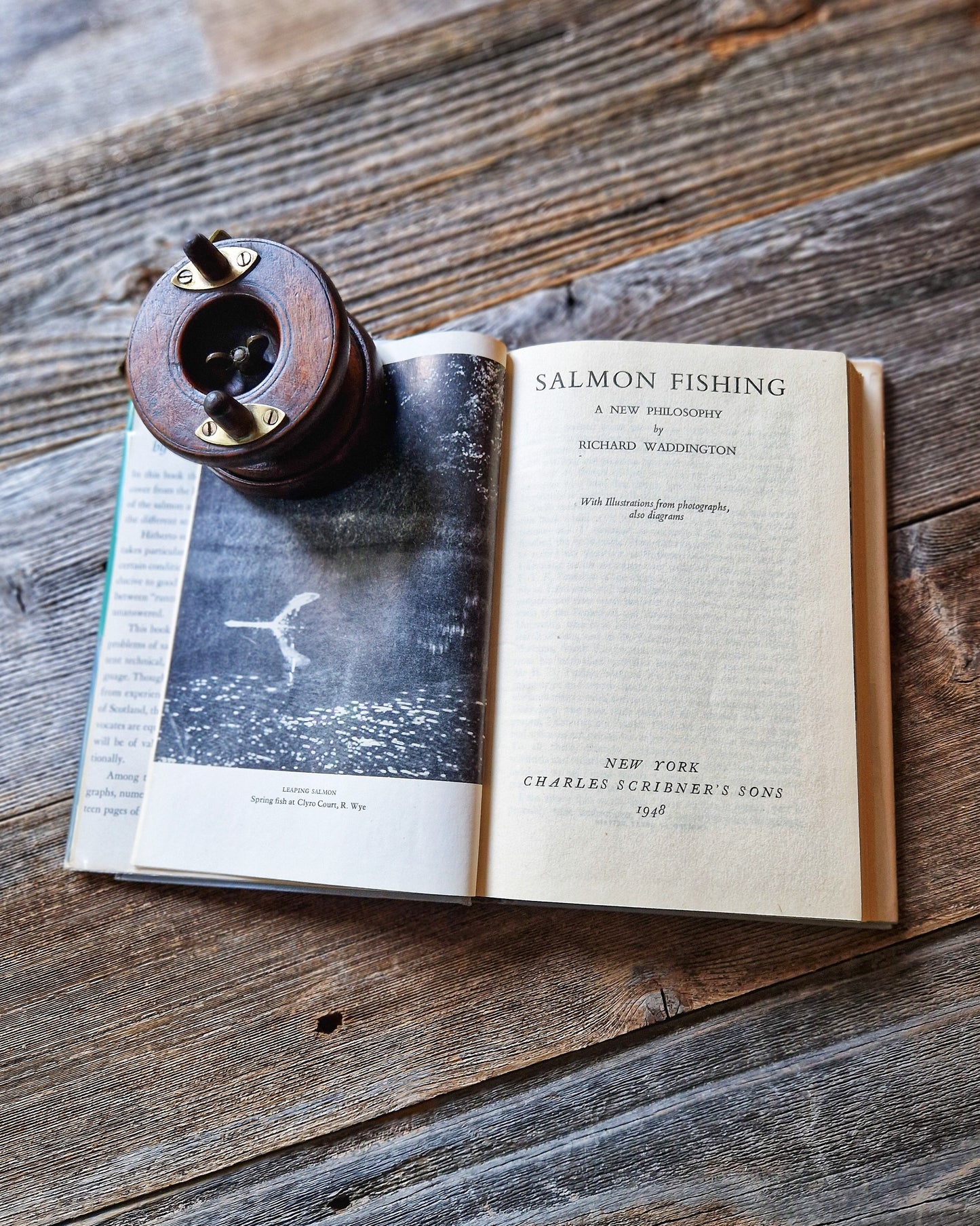 Salmon Fishing: A New Philosophy by Richard Waddington – 1948 Angling Book | Vintage Fly Fishing Gift