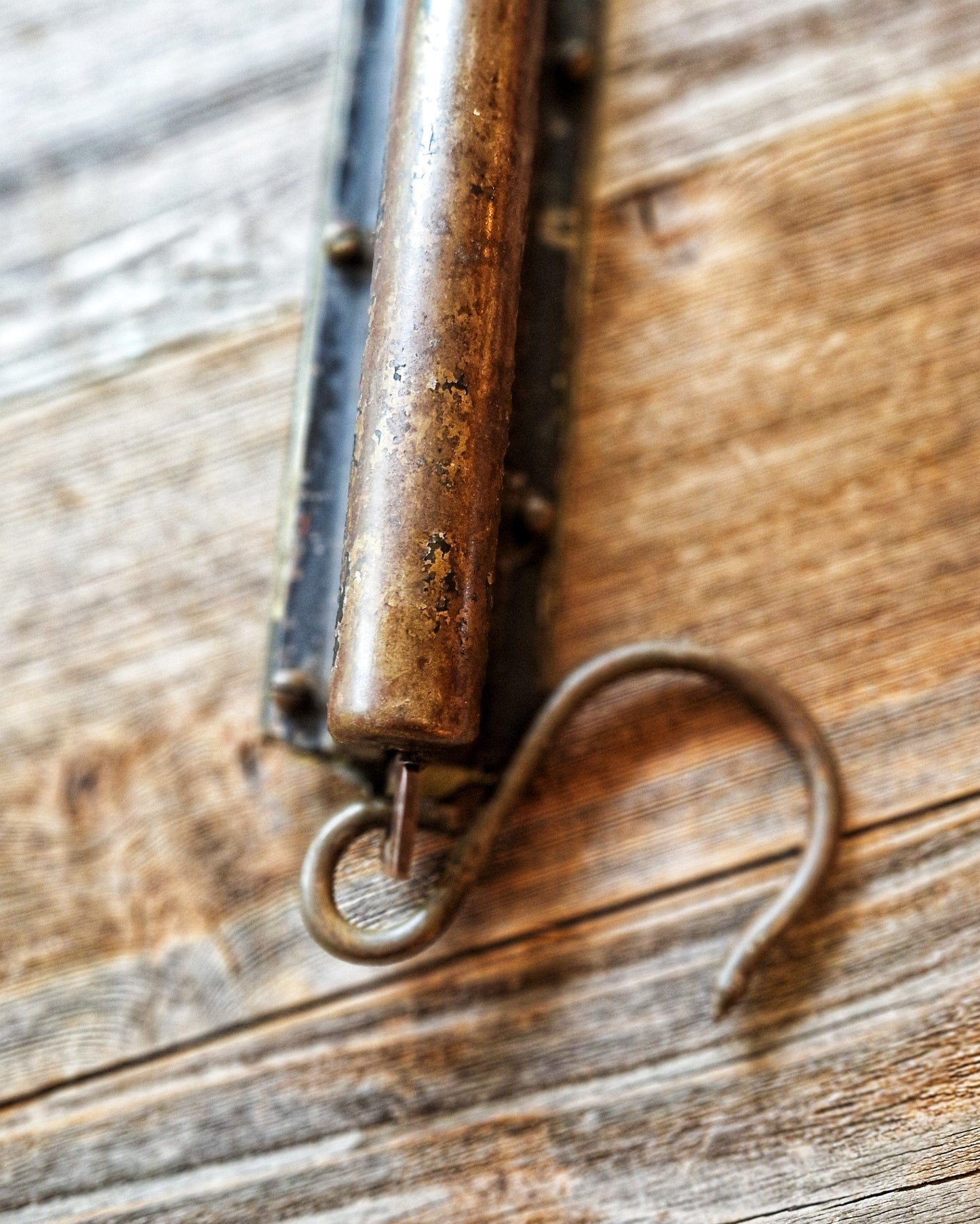 Vintage Salter Spring Balance No. 2 Hanging Scale | English Brass 30 lb. Capacity c. 1900-1930