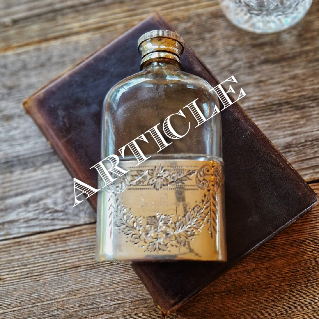 Walker & Hall Silver-Plated Hip Flask, c. 1905-1920