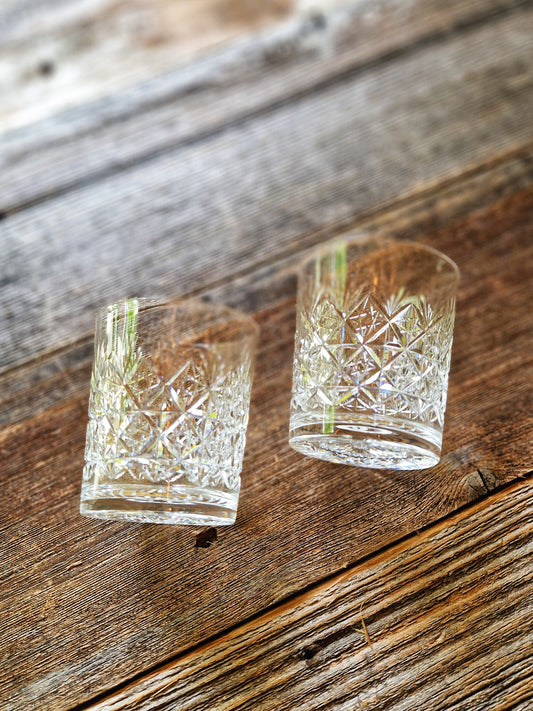 Thomas Webb Cut-Glass Scotch Whisky Glasses