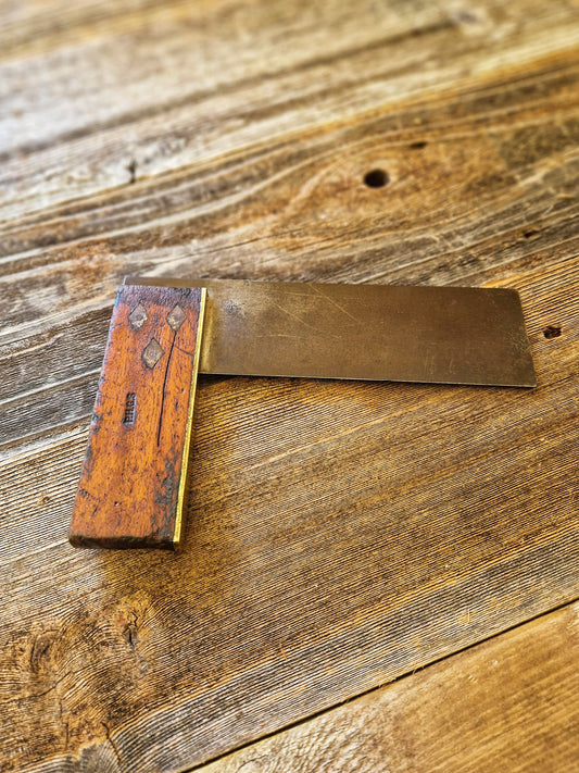 Wood & Brass English Try Square