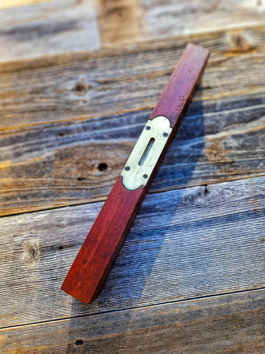 Iconic Henry Disston & Sons Wood & Brass Spirit Level