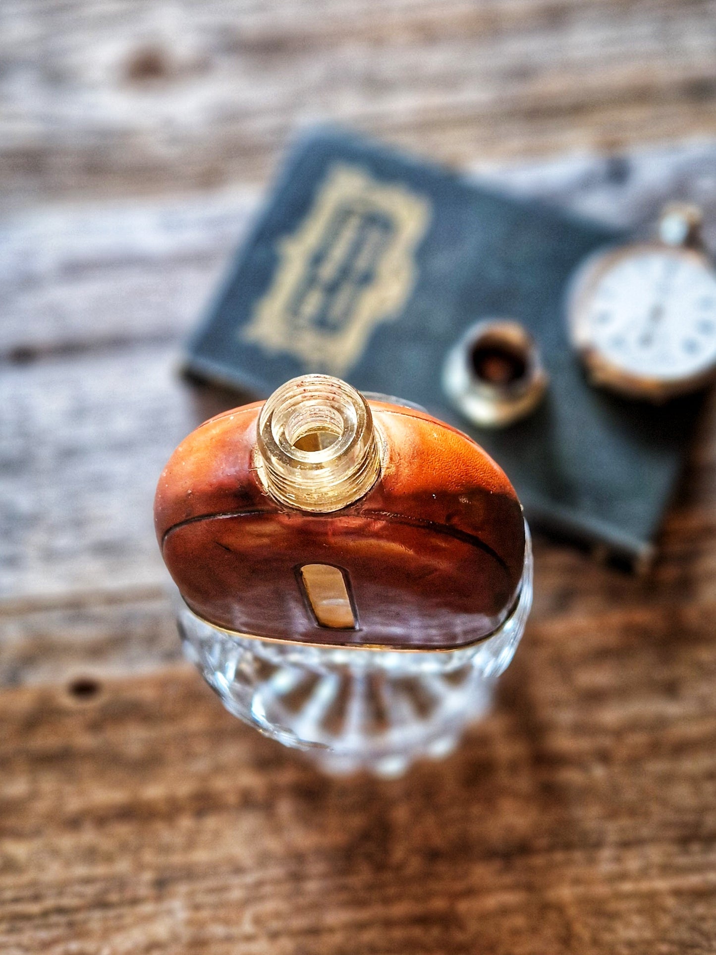 Distinguished 1877 Leather & Silver Hip Flask