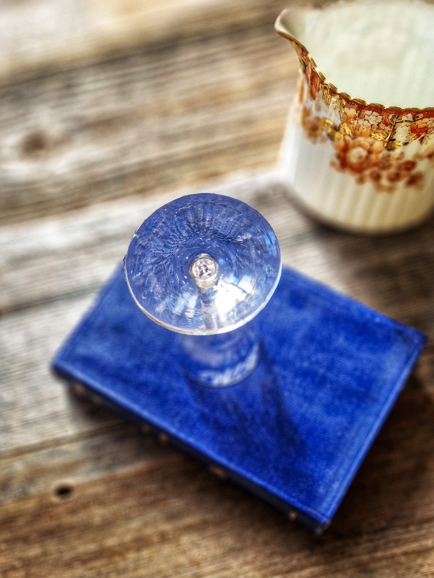 1892 Etched Cordial Glass “G&M” | Possible Royal Souvenir