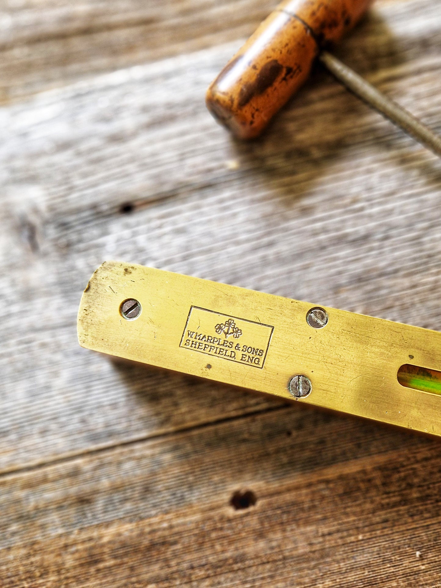 Original 1920s W. Marples & Sons 10-inch Spirit Level