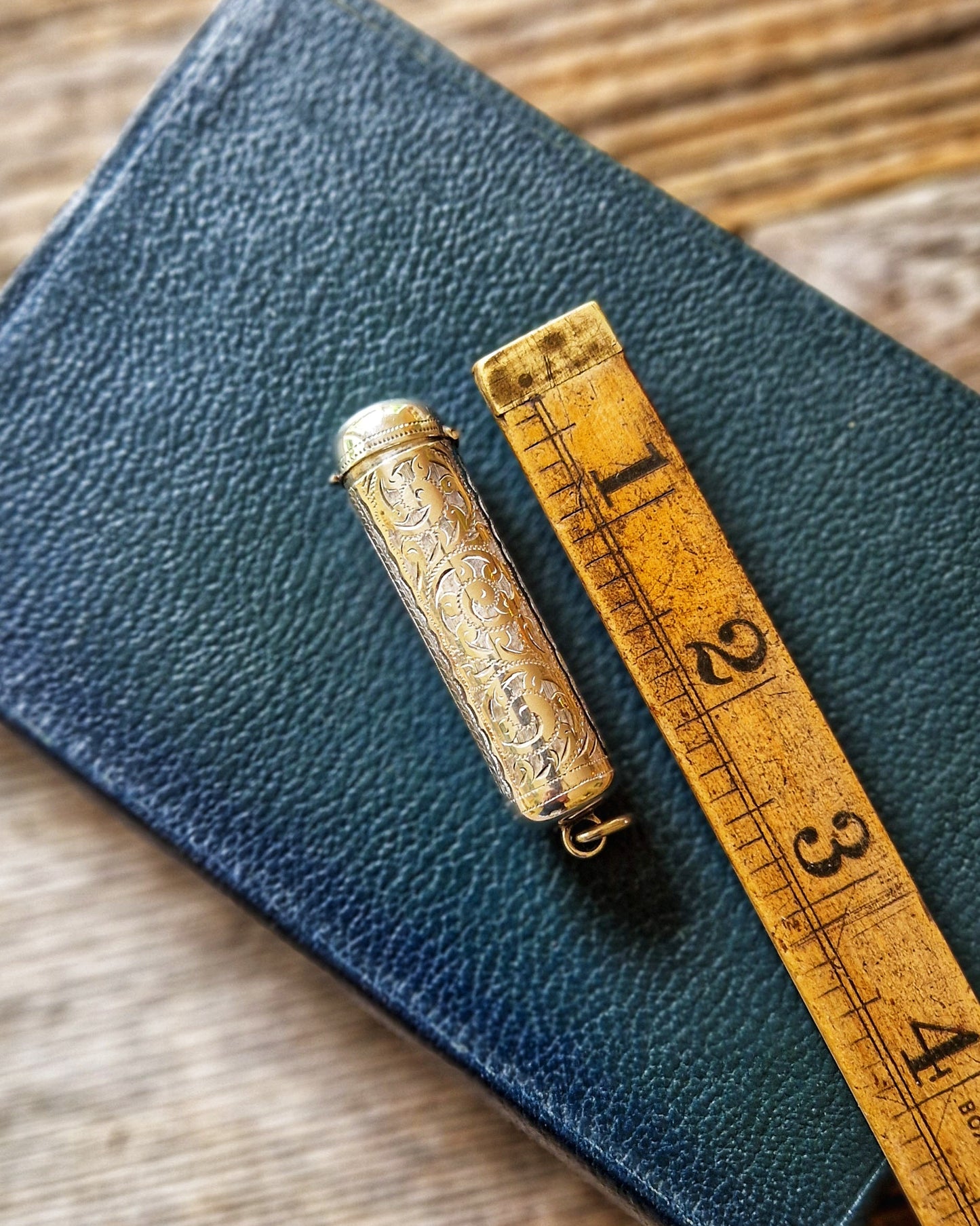 Edwardian Sterling Silver Cheroot Holder, Birmingham 1903 | Antique Smoking Accessory