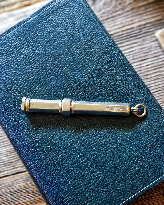 1912 Sterling Silver Pencil Holder by William Vale & Sons of Birmingham