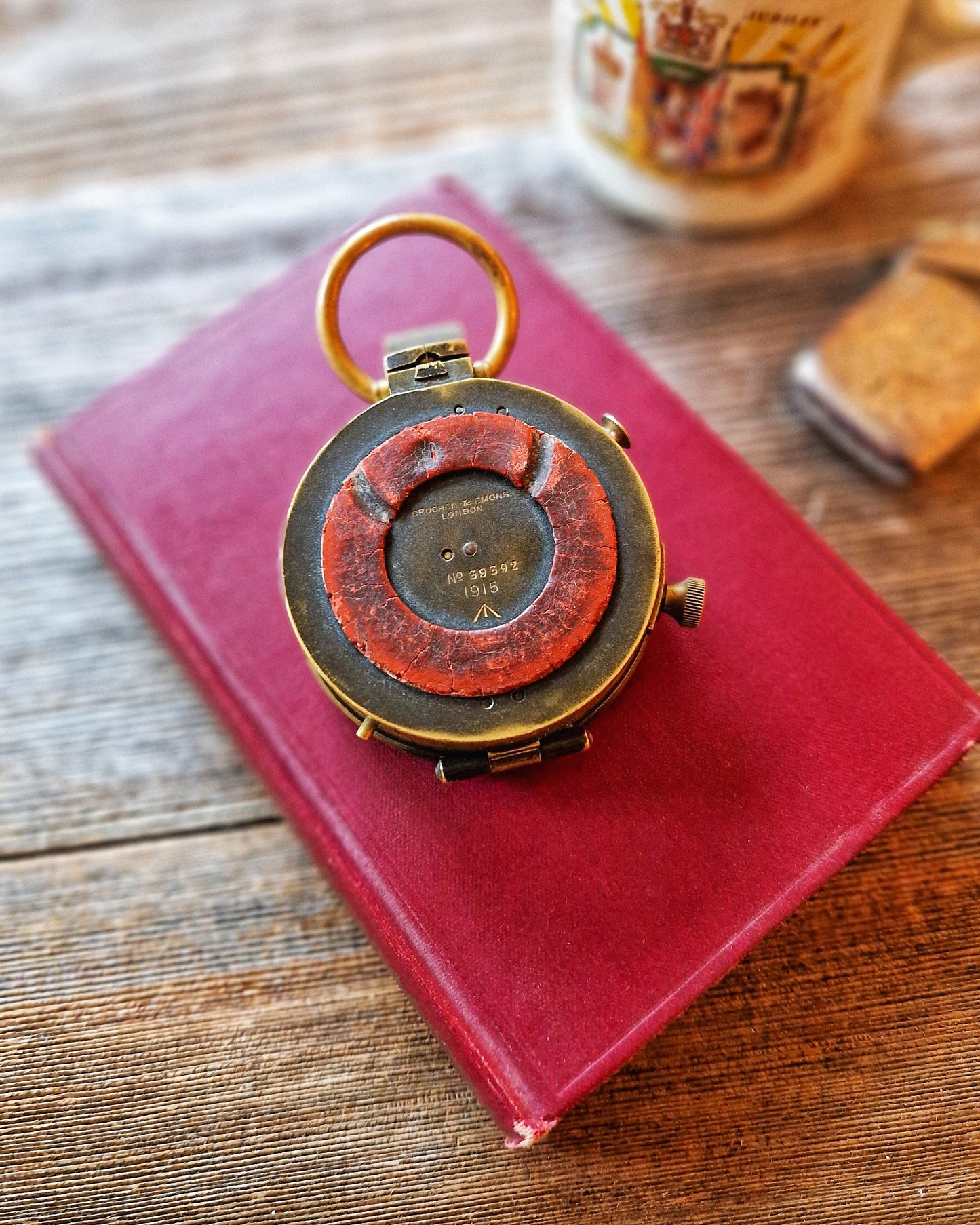 1915 British Army Brass Prismatic Compass by Cruchon & Emons | WWI Verner’s Pattern VII