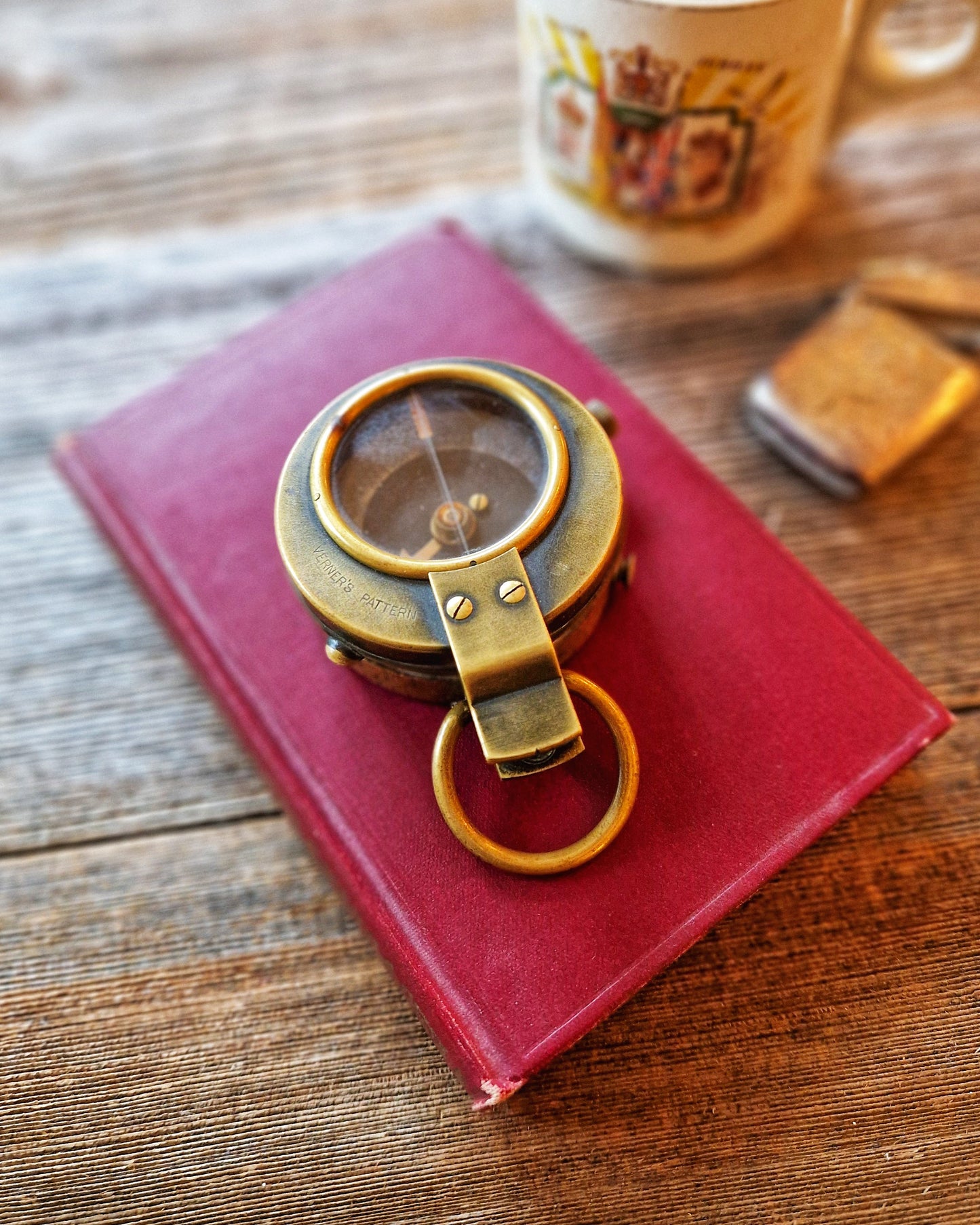 1915 British Army Brass Prismatic Compass by Cruchon & Emons | WWI Verner’s Pattern VII