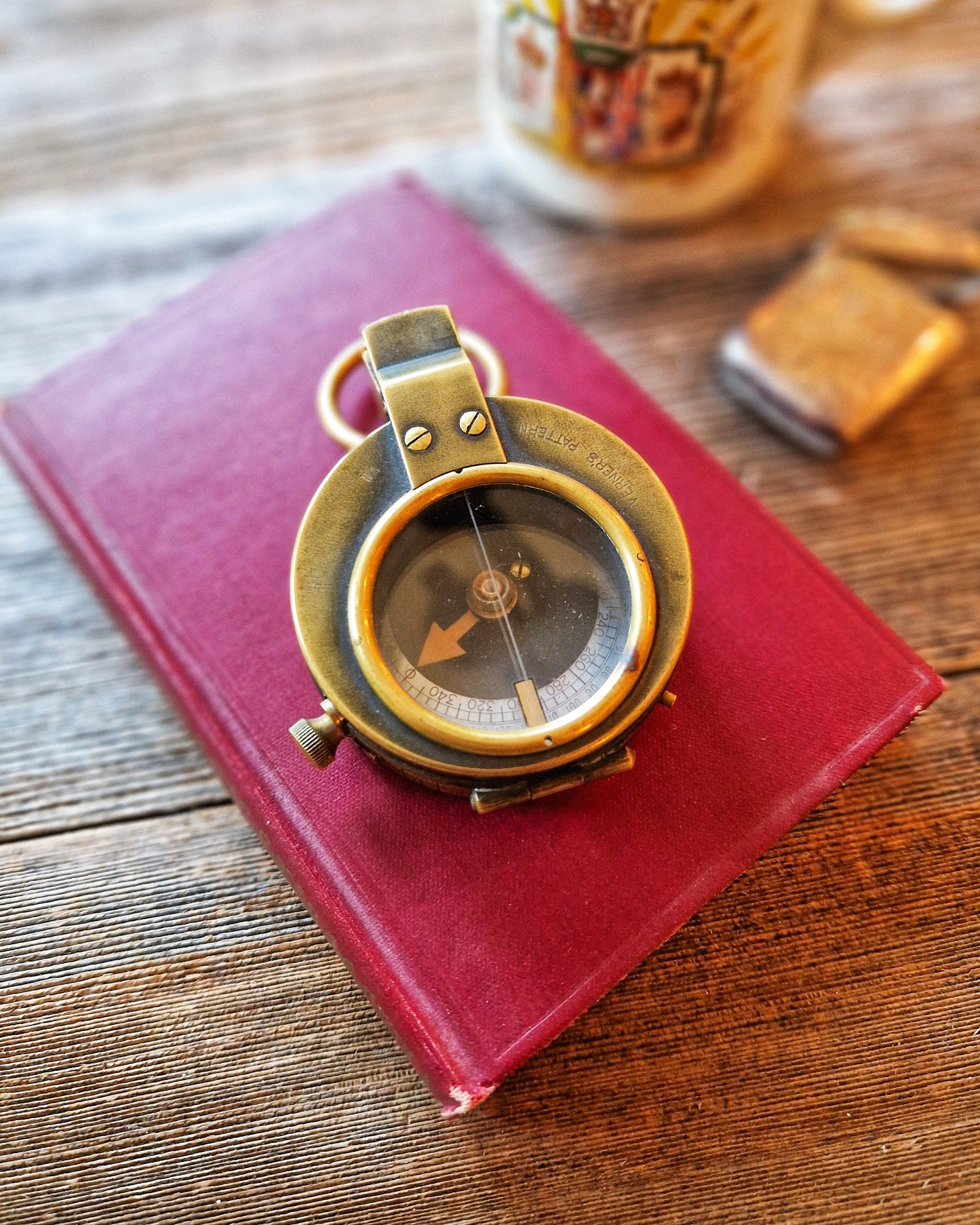 1915 British Army Brass Prismatic Compass by Cruchon & Emons | WWI Verner’s Pattern VII