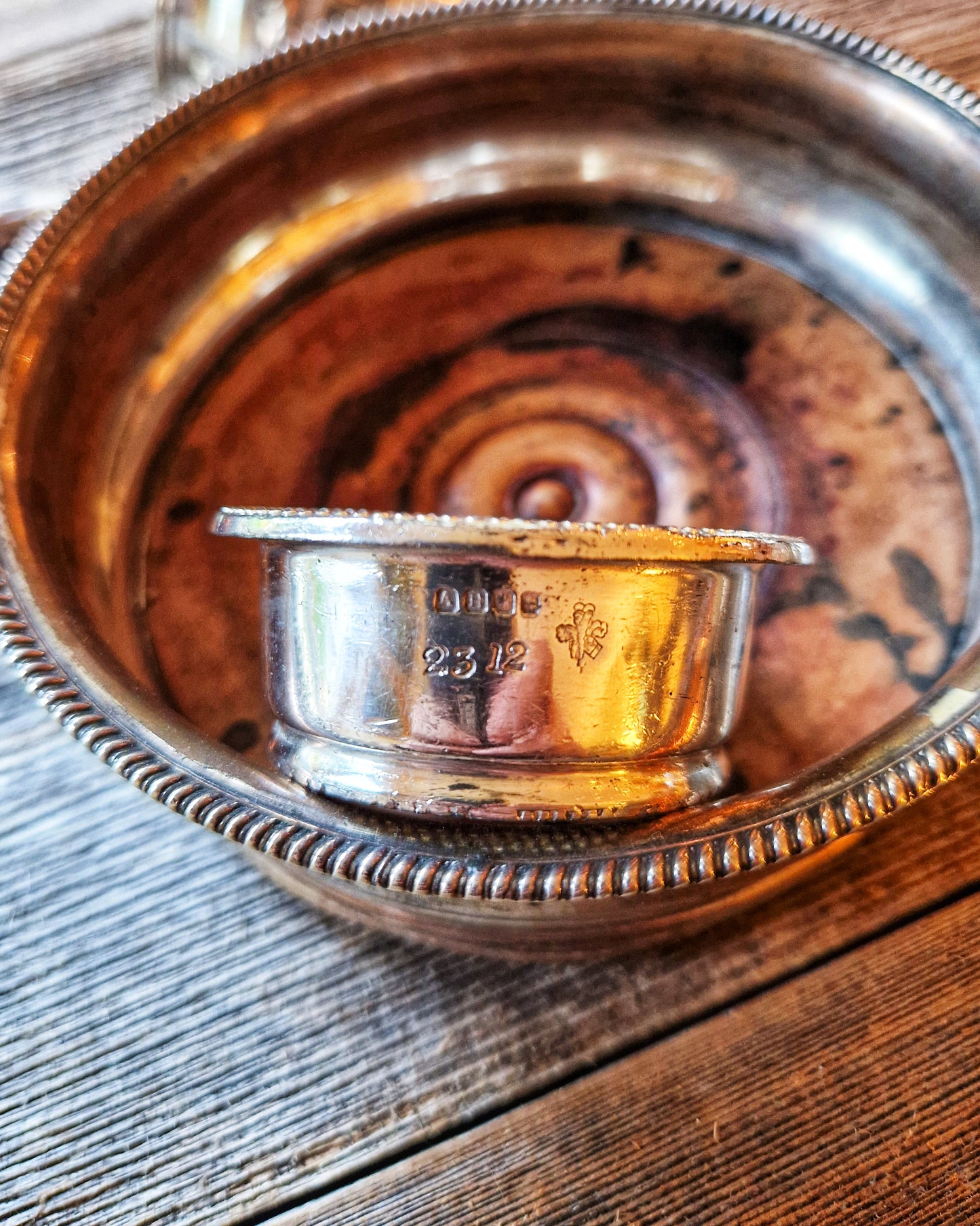 Victorian Silver Plate Wine Funnel by Atkin Brothers | Antique English Wine Accessory (1880–1910)